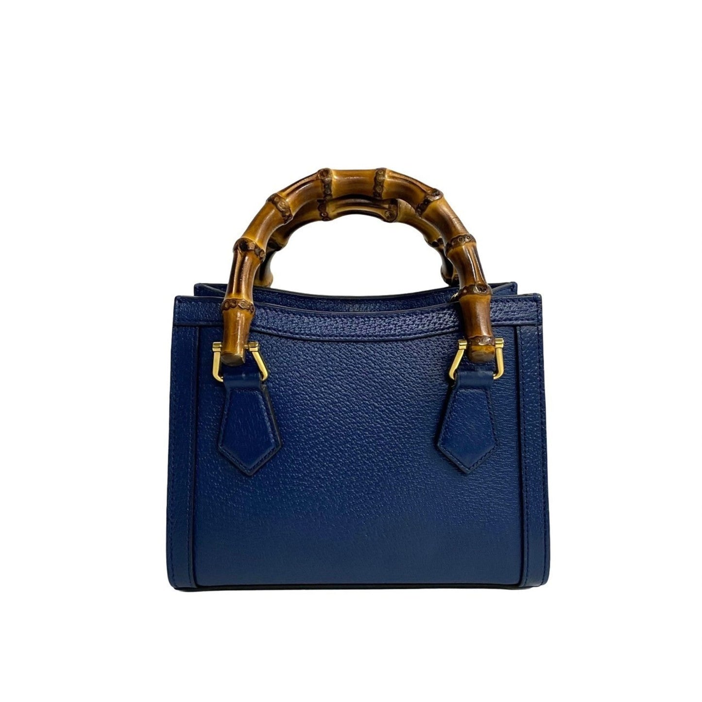 Gucci Navy Leather Handbag Shoulder Bag