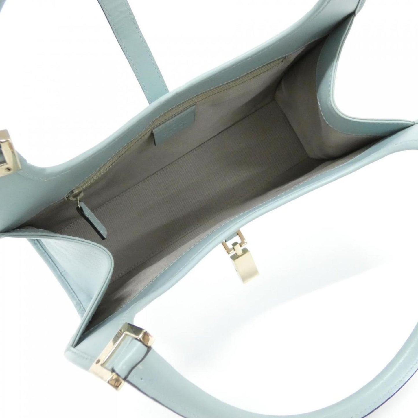 Gucci Light Blue Leather Shoulder Bag
