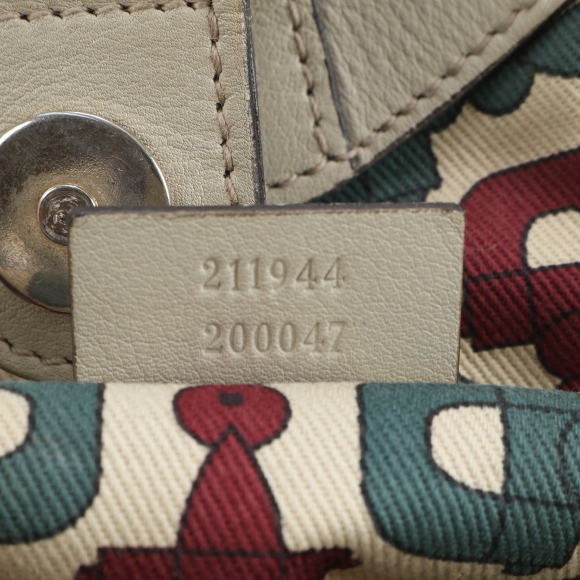 Gucci Beige Leather Tote Bag