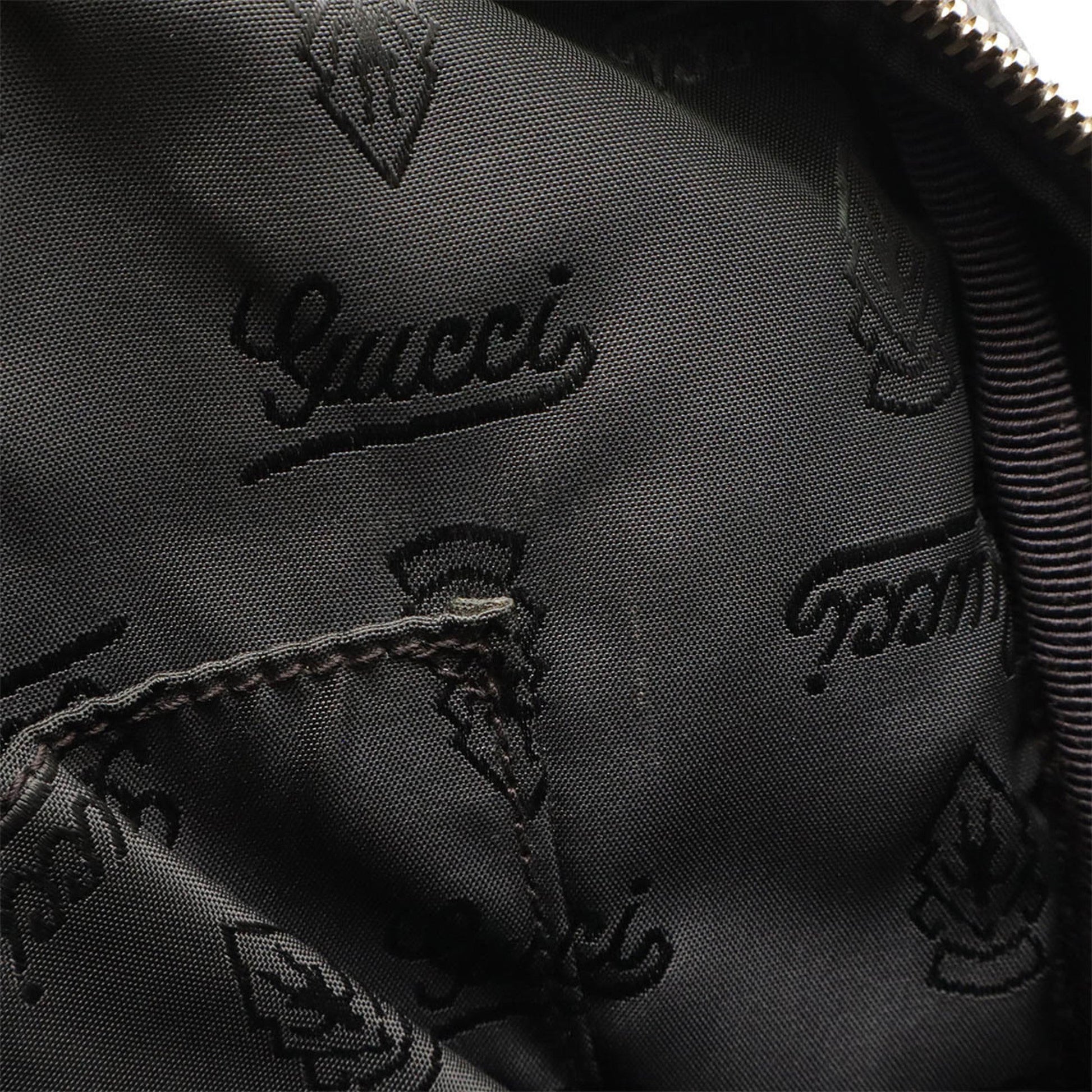 Gucci Dark Brown Leather Shoulder Bag
