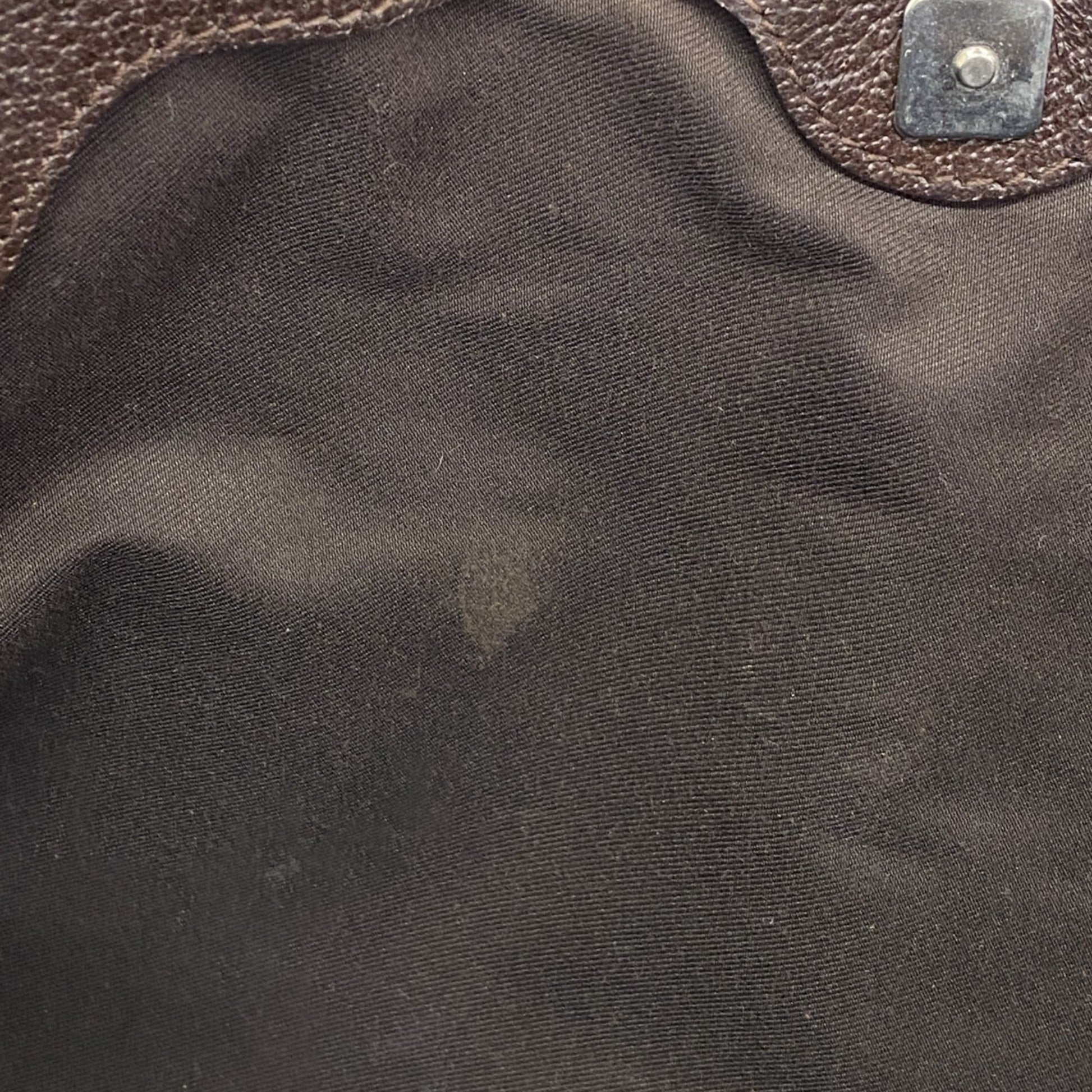 Gucci Brown Canvas Tote Bag