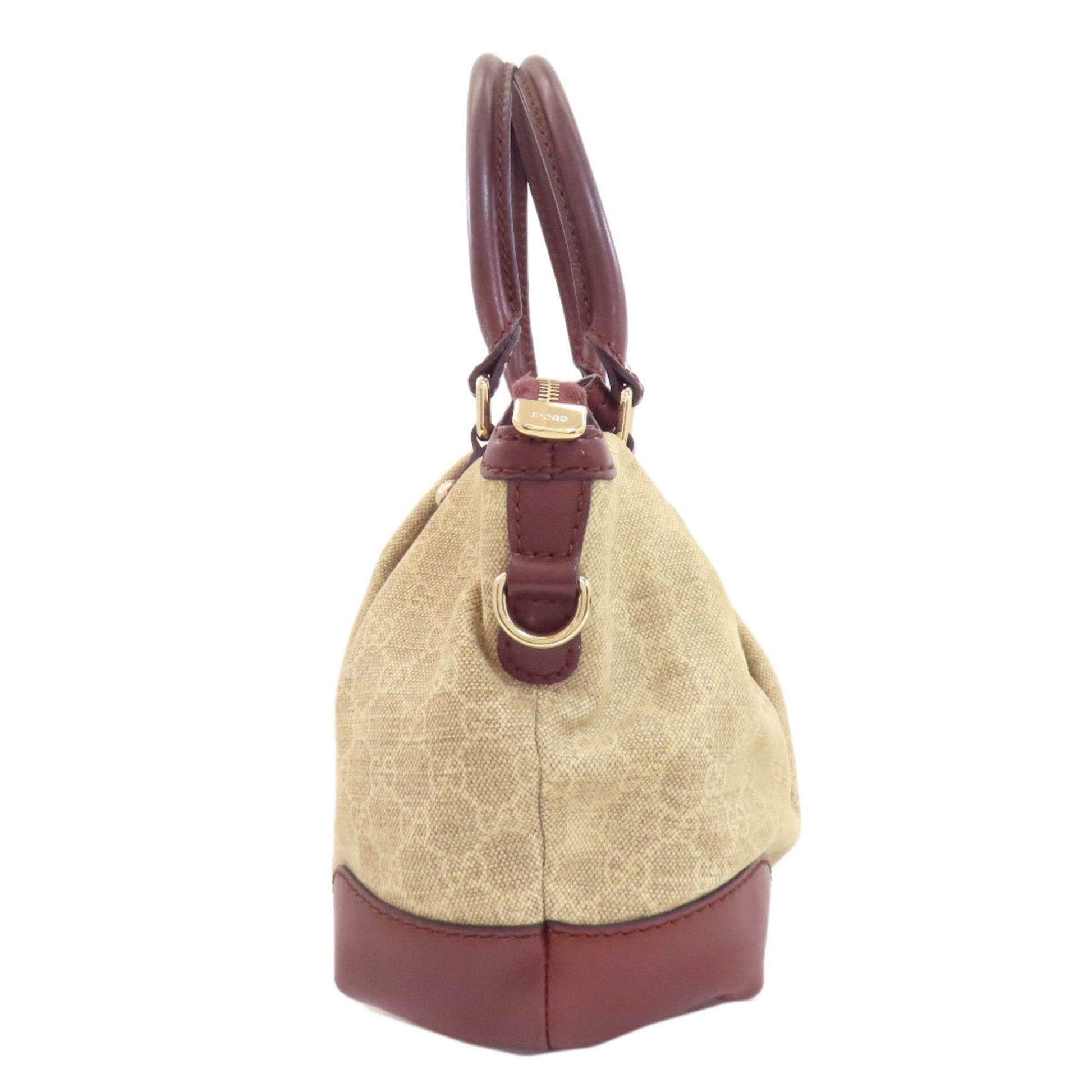Gucci Brown Canvas Tote Bag