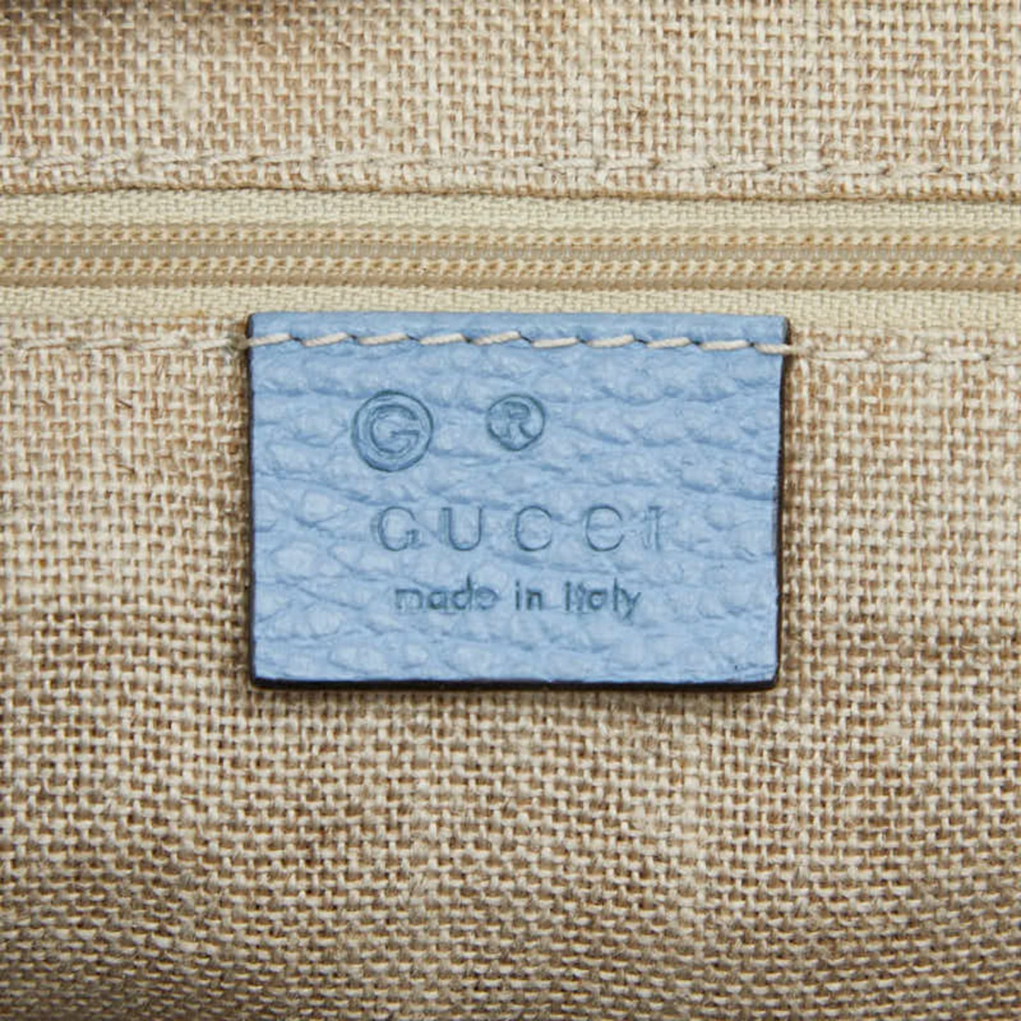 Gucci Light Blue Leather Handbag Shoulder Bag