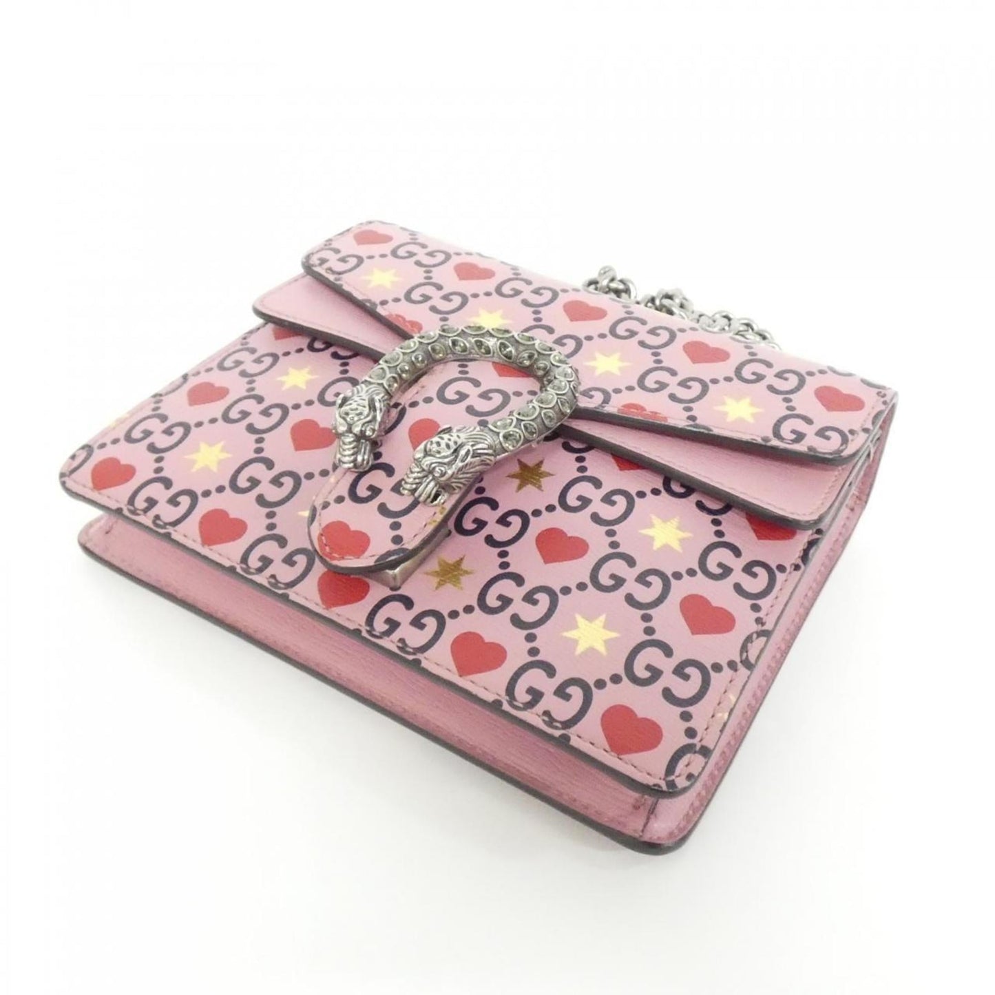 Gucci Pink Leather Shoulder Bag