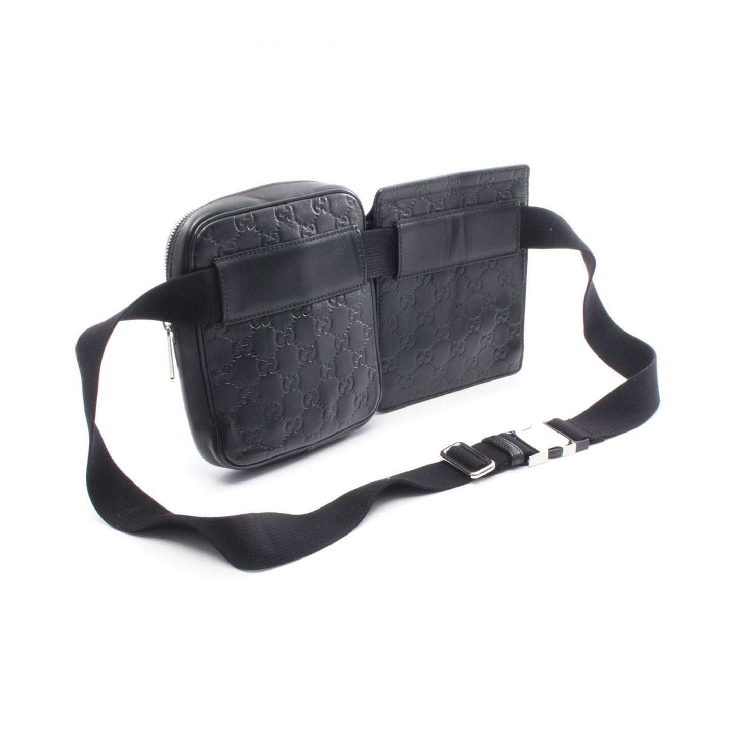 Gucci Black Leather Fanny Pack
