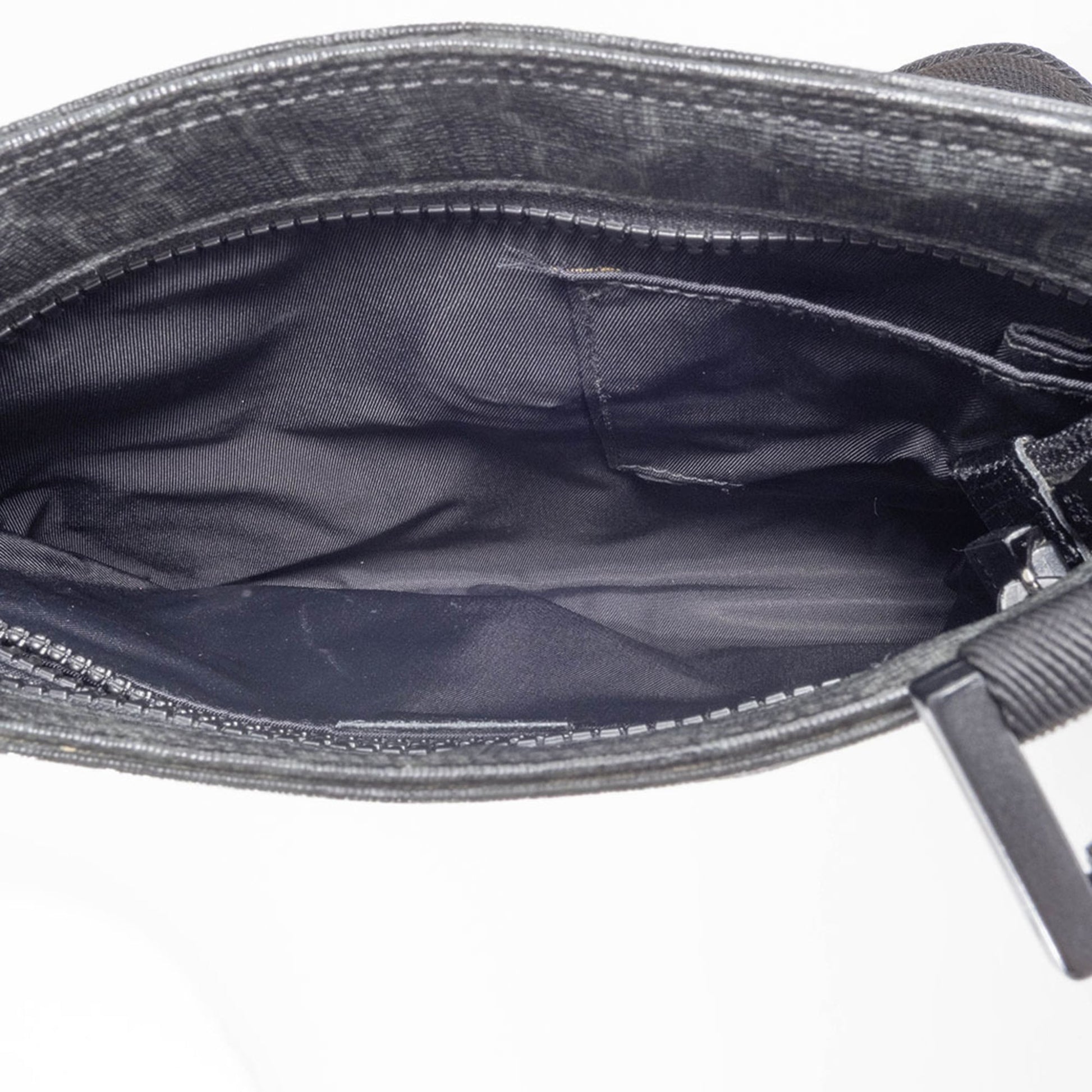 Gucci Gray Gg Supreme Leather Shoulder Bag
