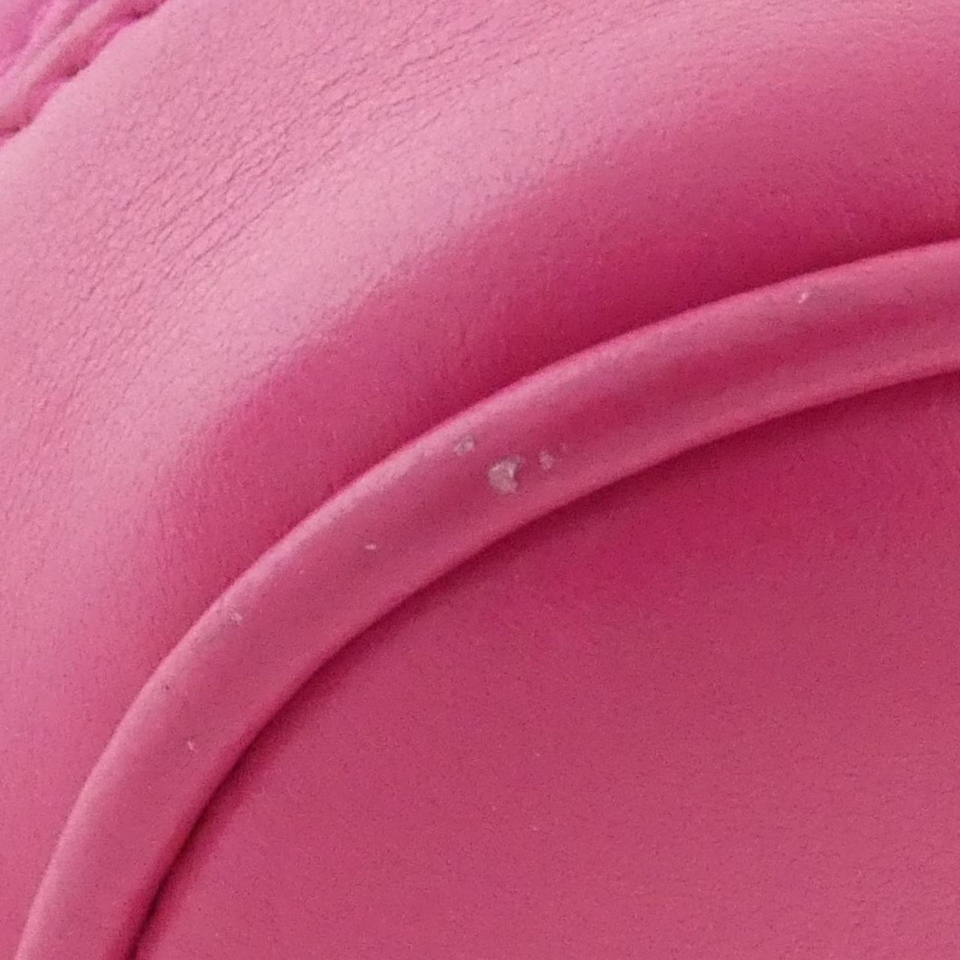 Gucci Pink Nylon Leather Shoulder Bag