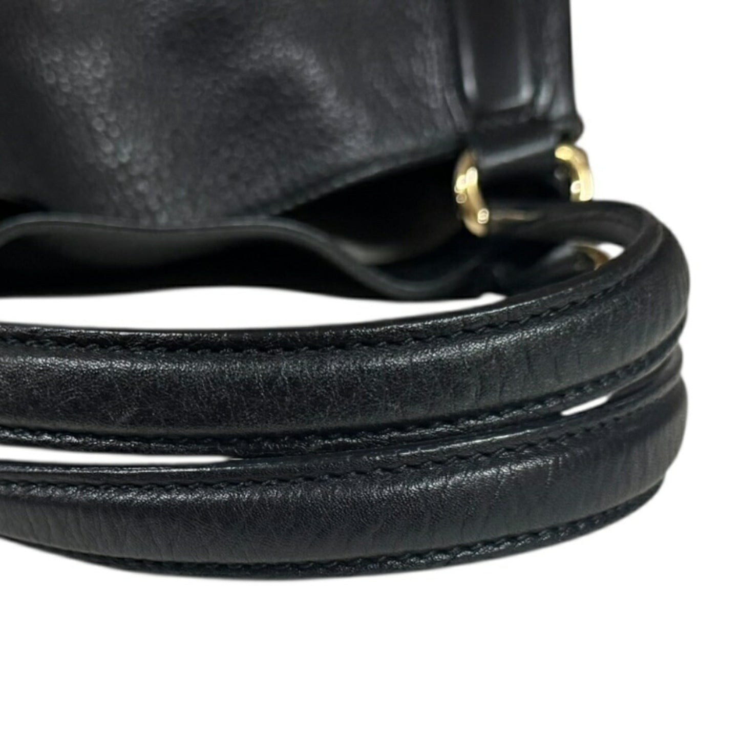 Gucci Black Leather Shoulder Bag