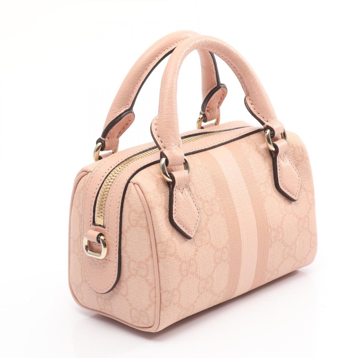 Gucci Pink Gg Supreme Leather Handbag