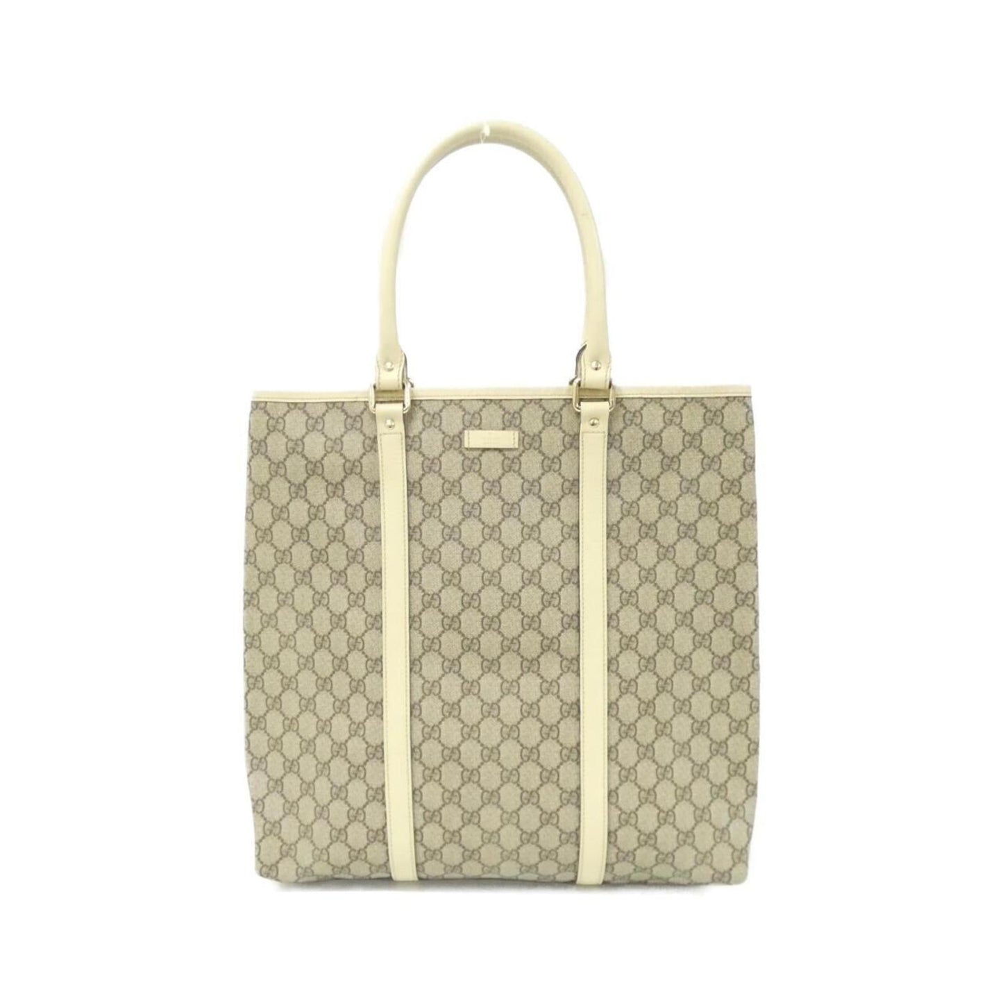 Gucci Beige Ivory Gg Plus Handbag