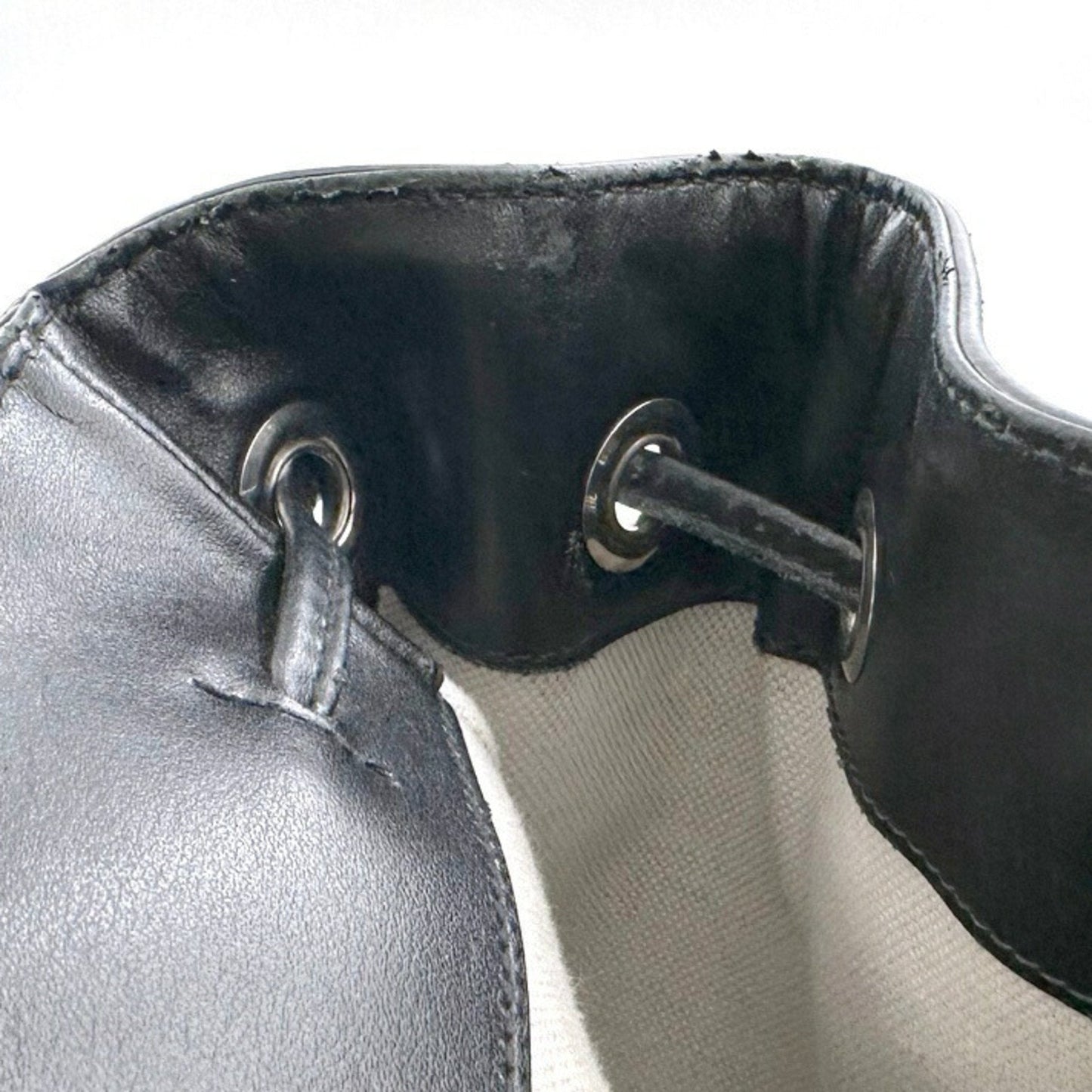 Gucci Black Leather Backpack