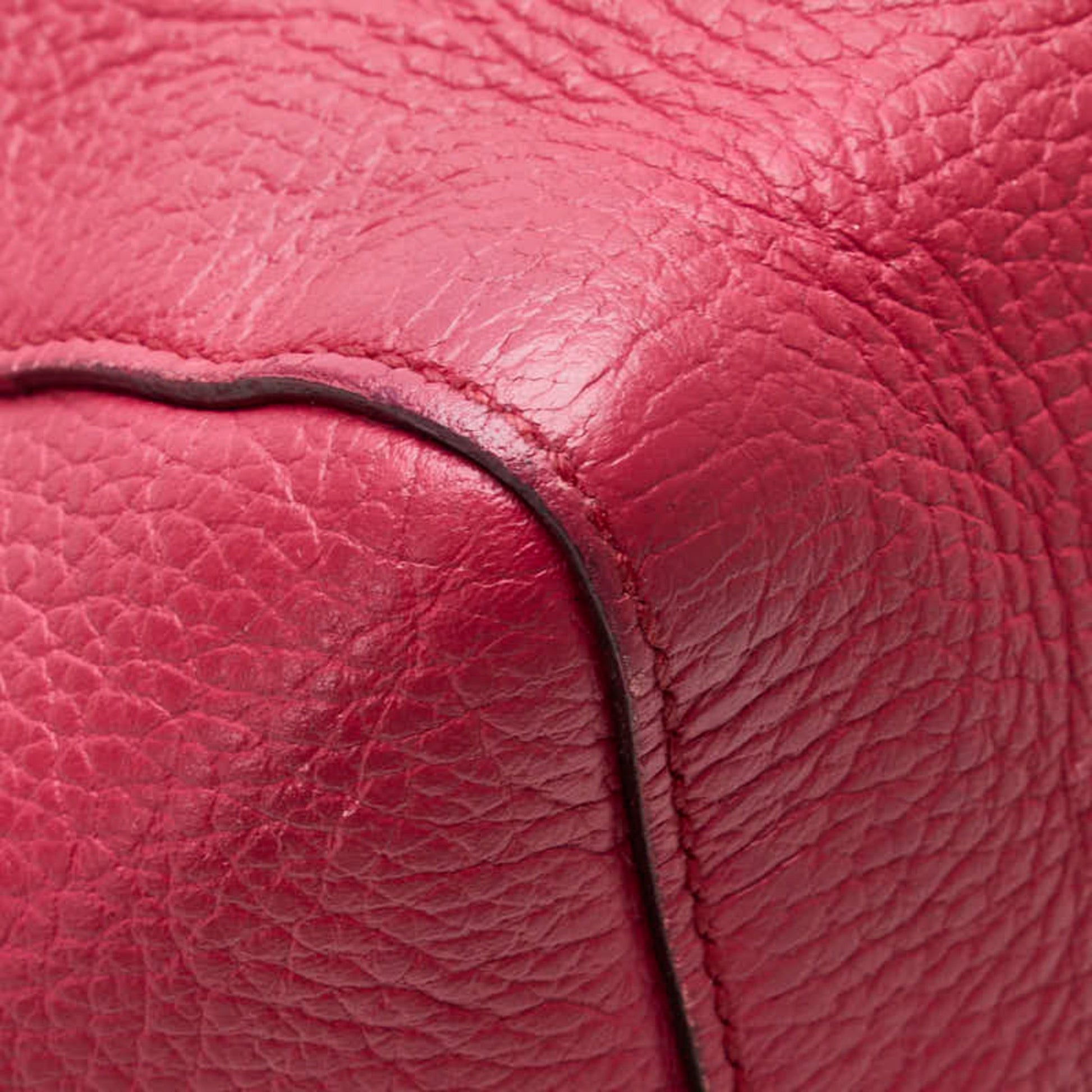 Gucci Pink Leather Shoulder Bag Tote Bag