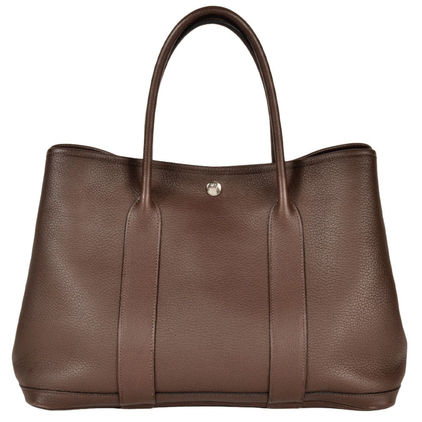 Hermes Negonda Tote Bag Leather Brown Tote Bag 3