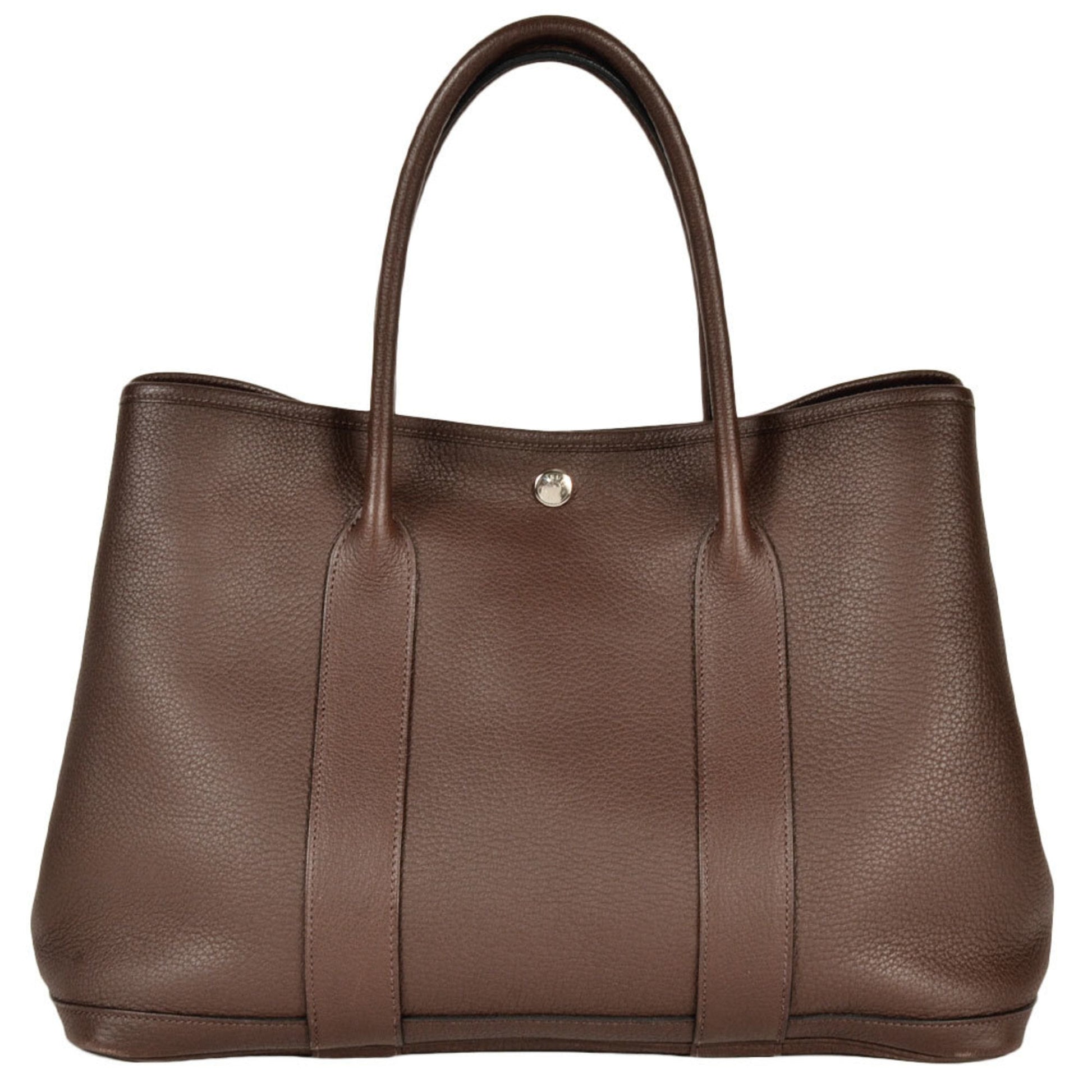 Hermes Negonda Tote Bag Leather Brown Tote Bag 3