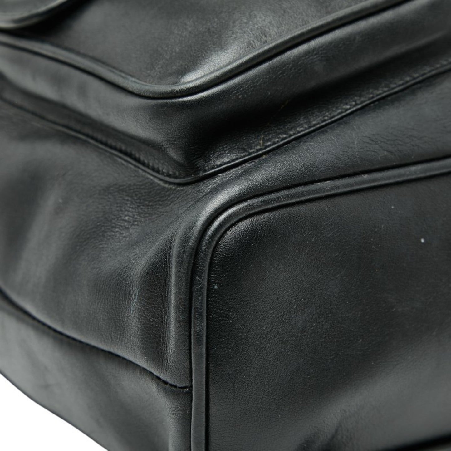 Gucci Black Leather Backpack
