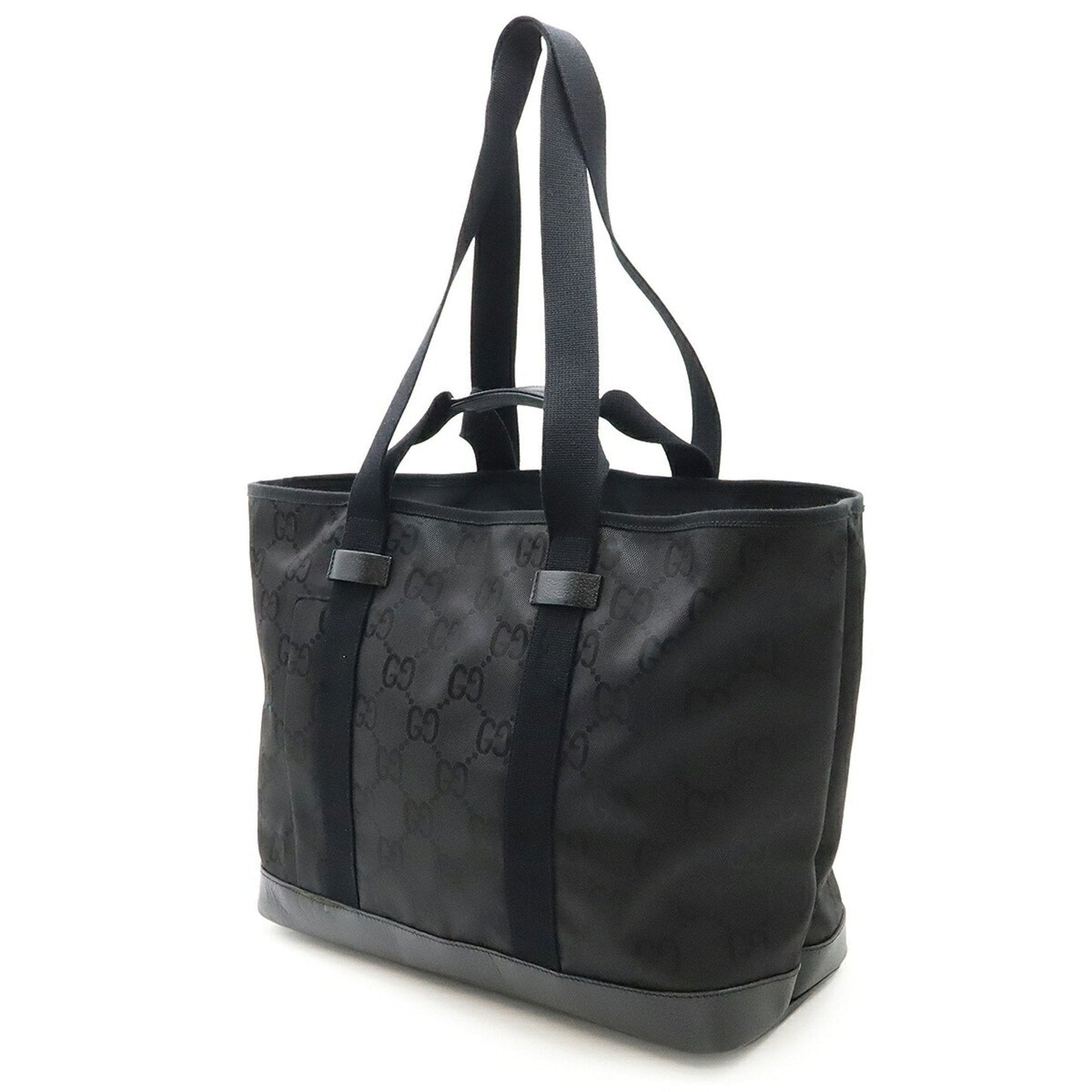 Gucci Black Nylon Canvas Shoulder Bag