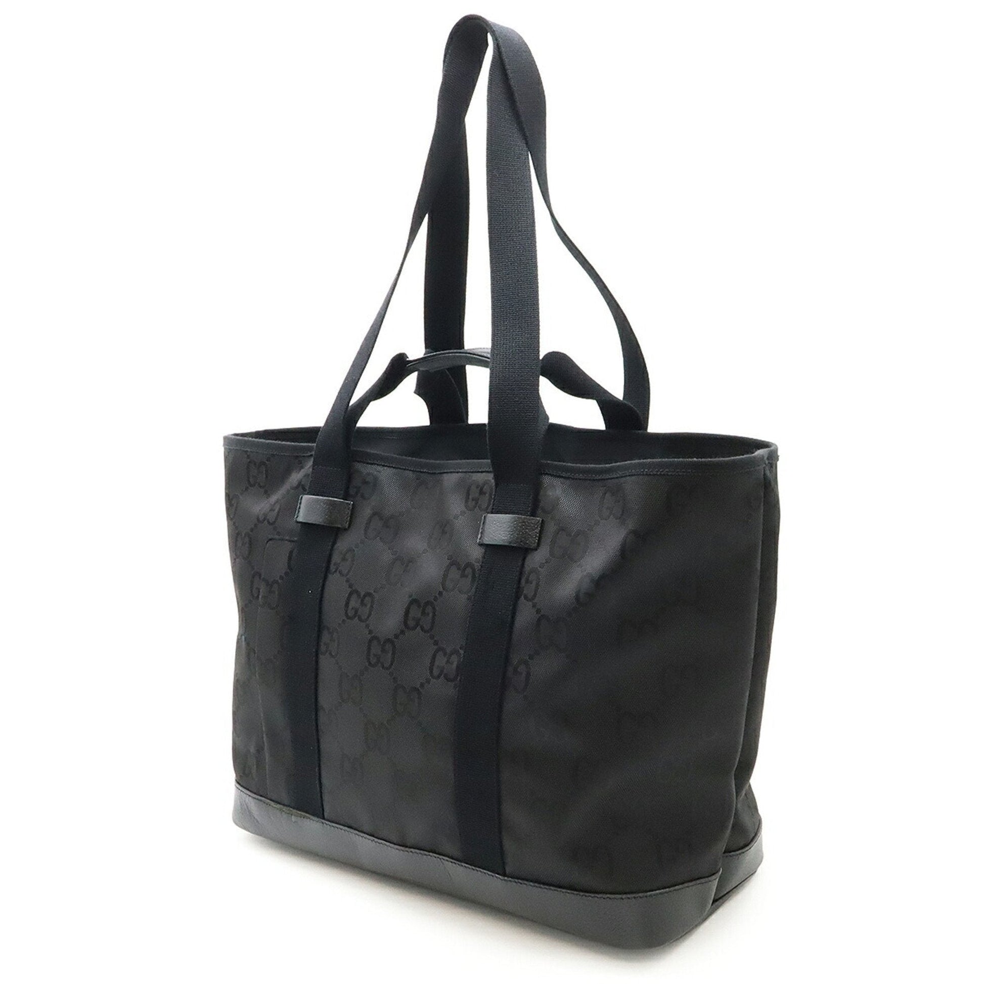 Gucci Black Nylon Canvas Shoulder Bag