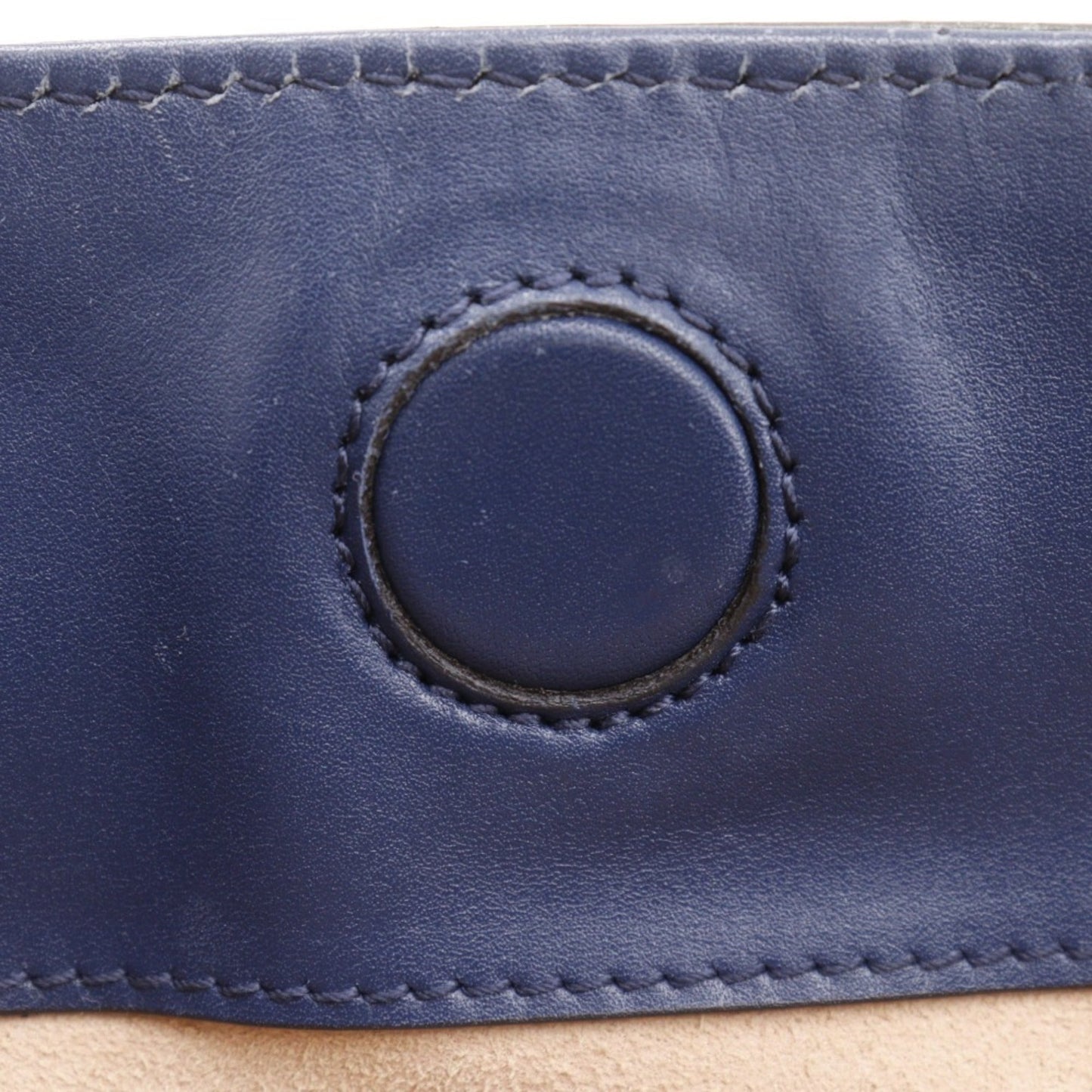Gucci Navy Leather Handbag