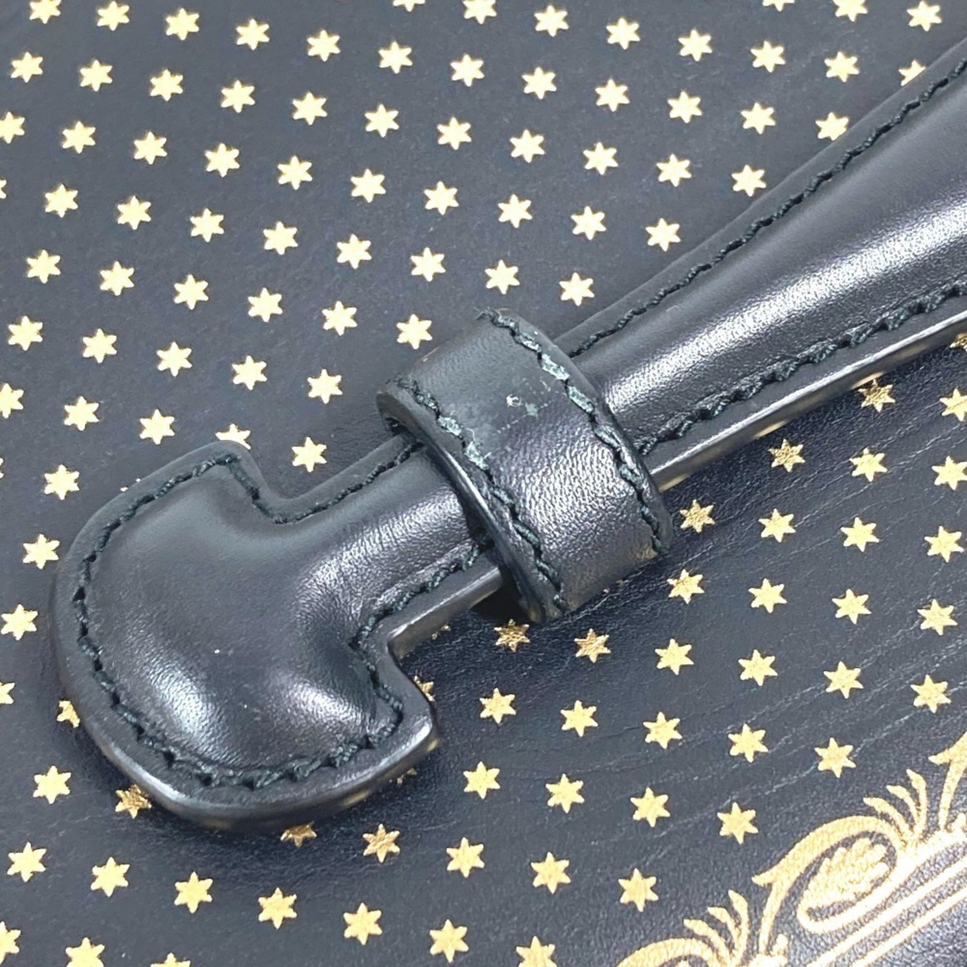 Gucci Black Leather Clutch Bag Pouch