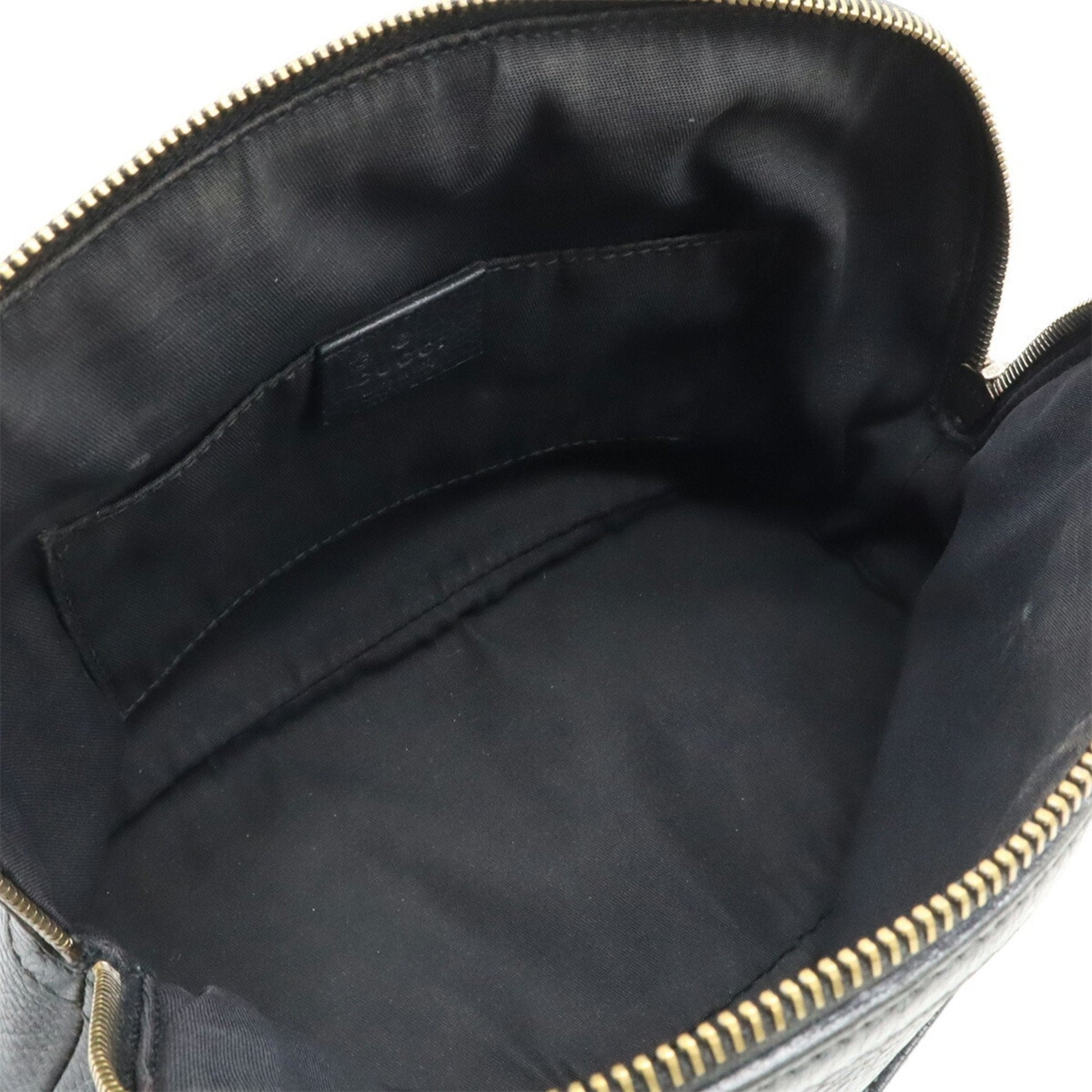 Gucci Black Leather Handbag Shoulder Bag