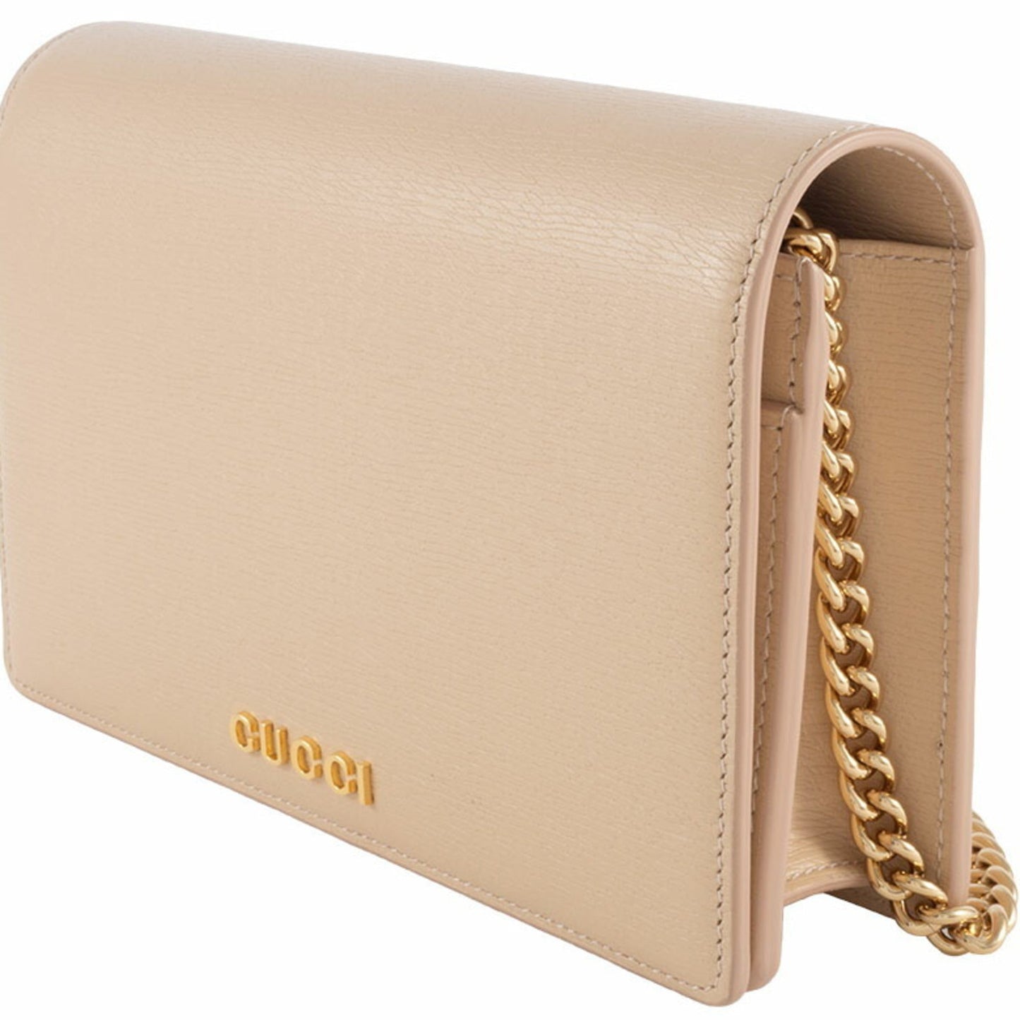 Gucci Pale Orange Leather Shoulder Bag