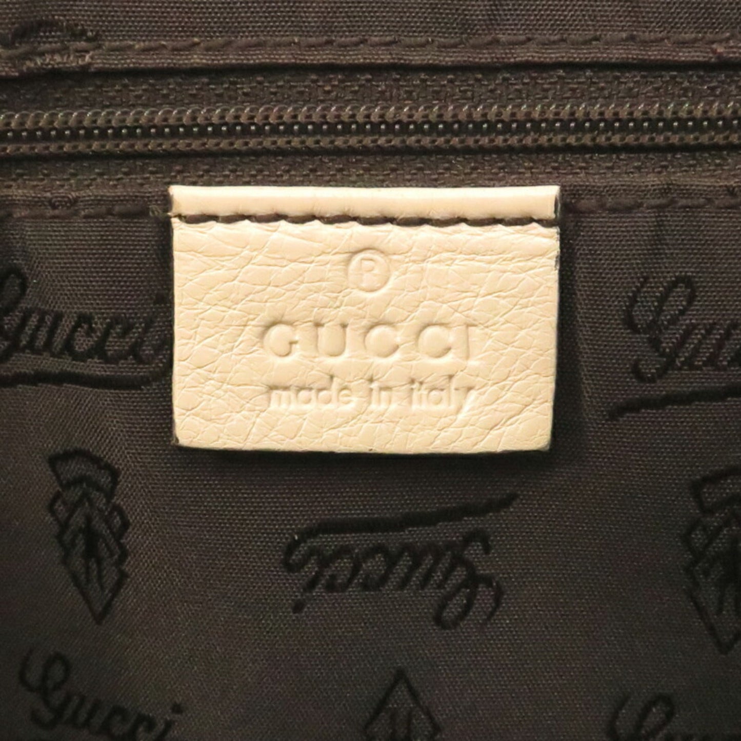 Gucci Beige White Gg Canvas Tote Bag