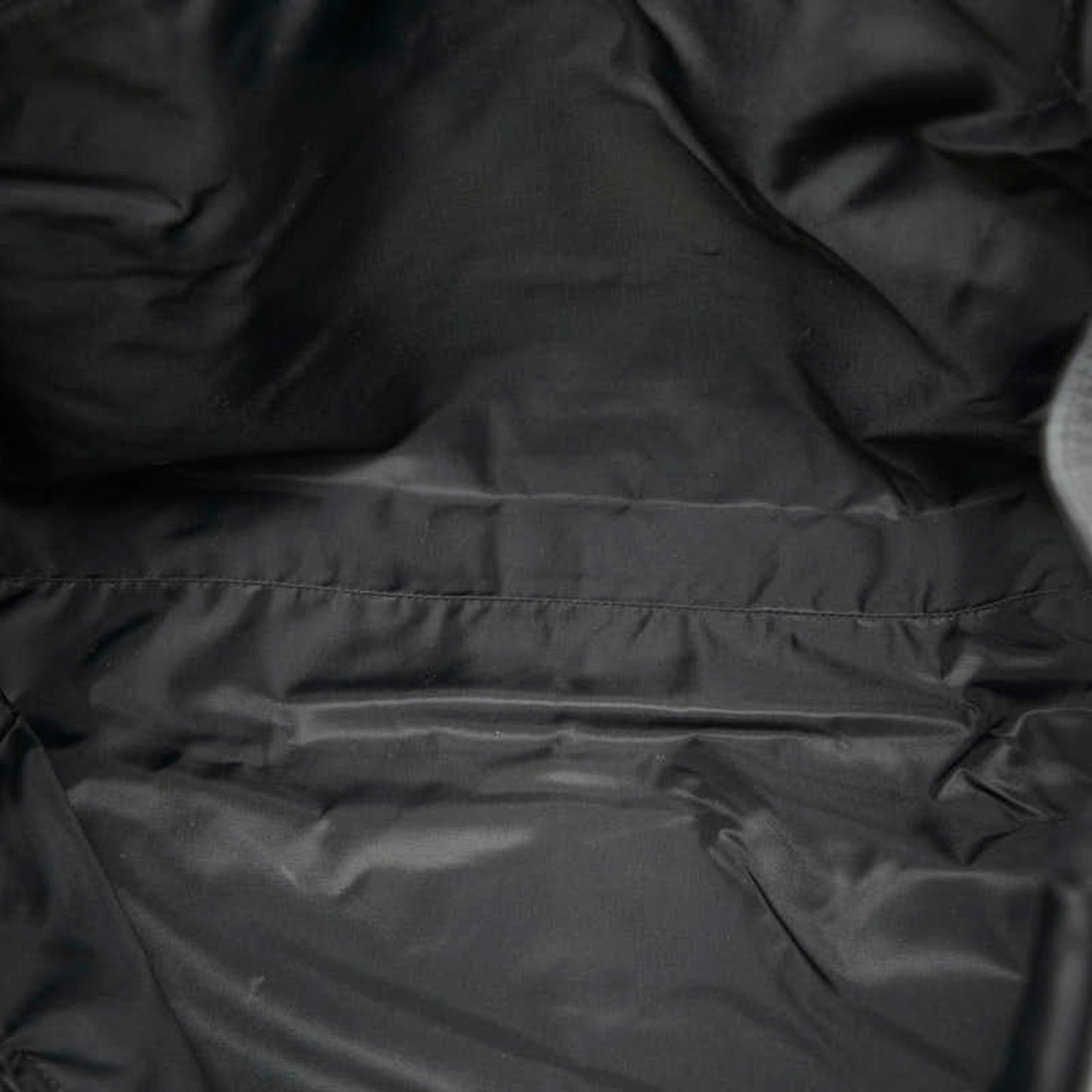 Gucci Black Nylon Leather Tote Bag