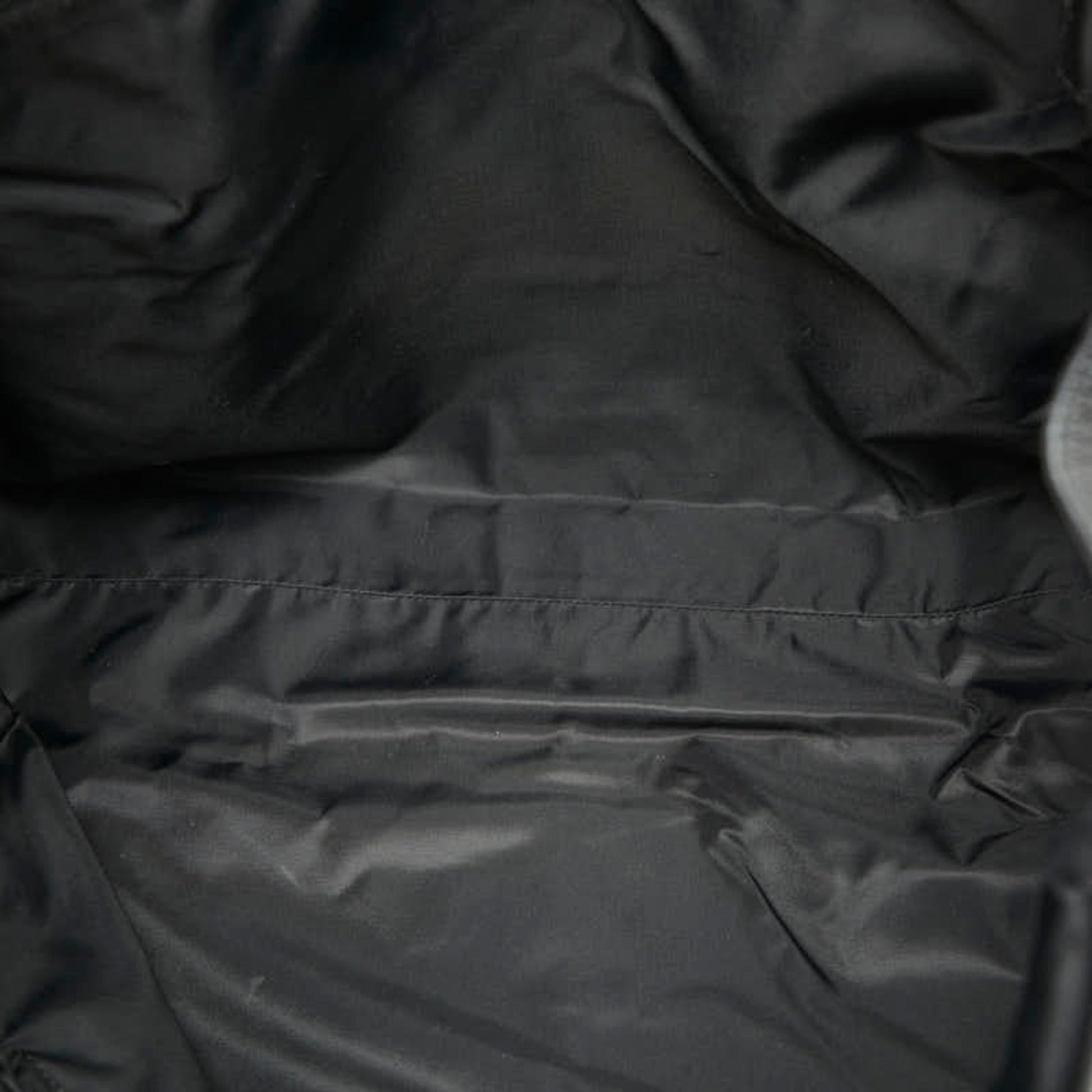 Gucci Black Nylon Leather Tote Bag