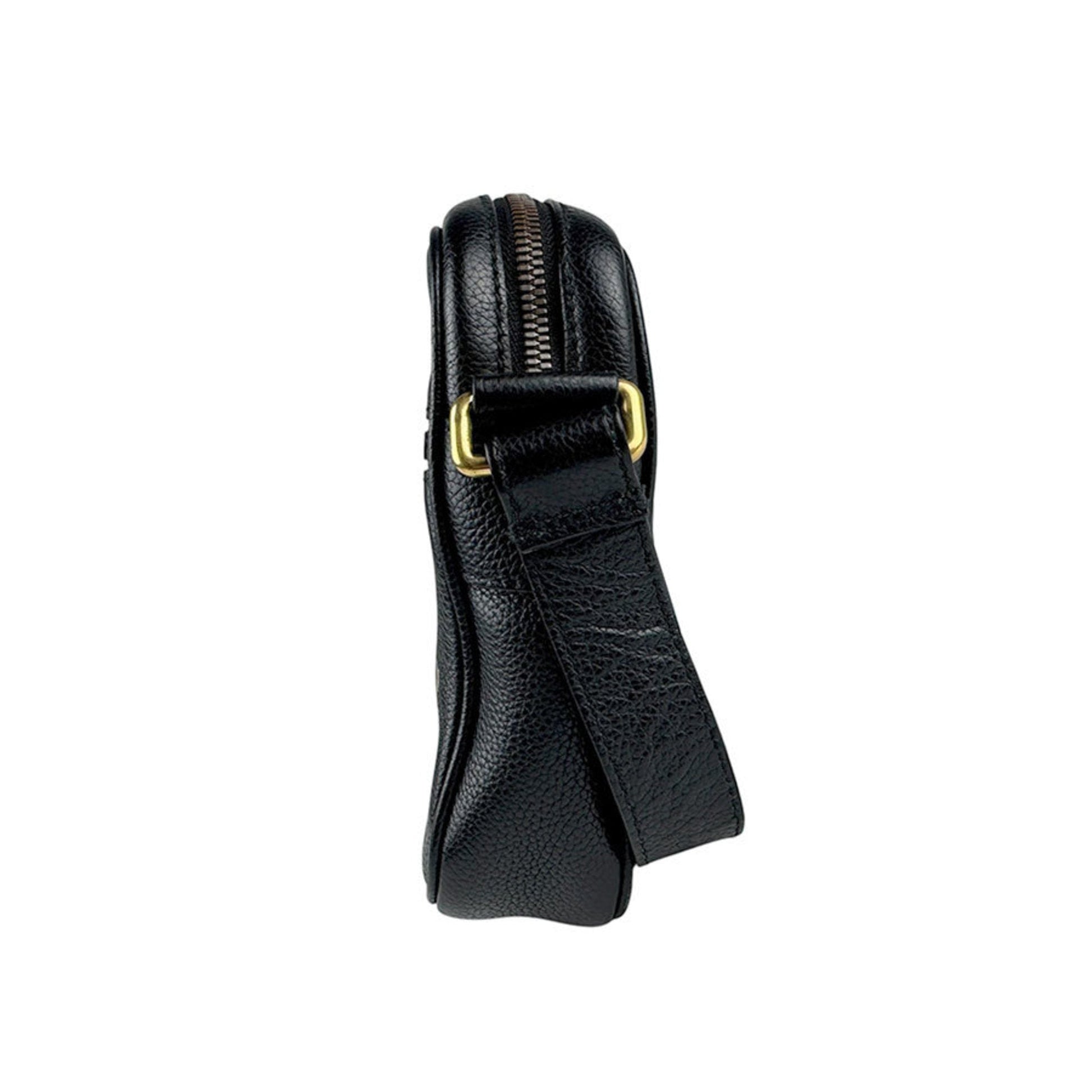 Gucci Black Leather Shoulder Bag