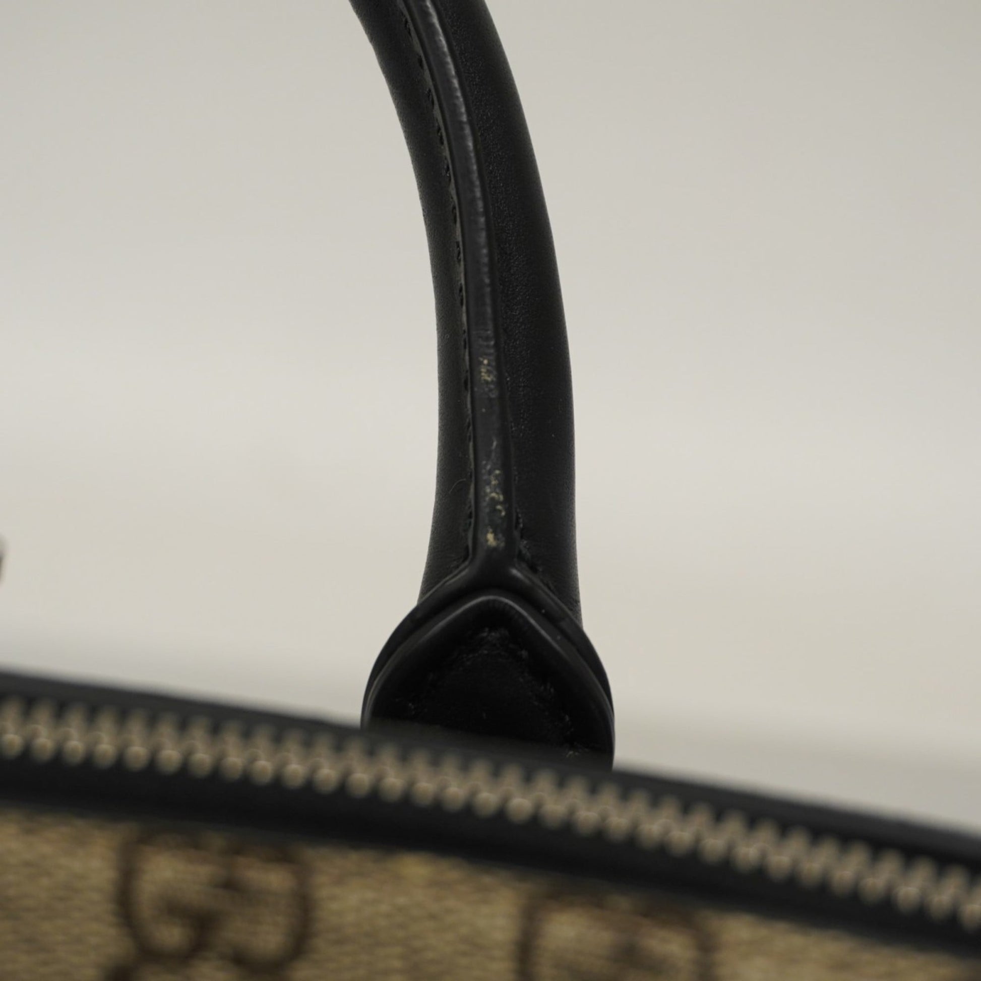 Gucci Brown White Pvc Handbag