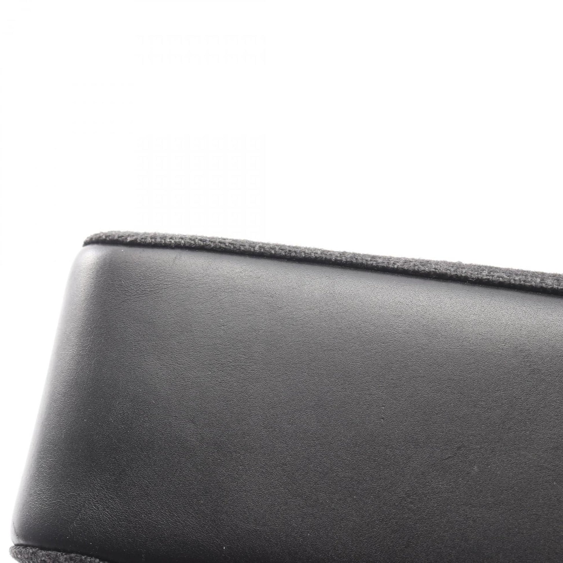 Gucci Black Canvas Leather Handbag