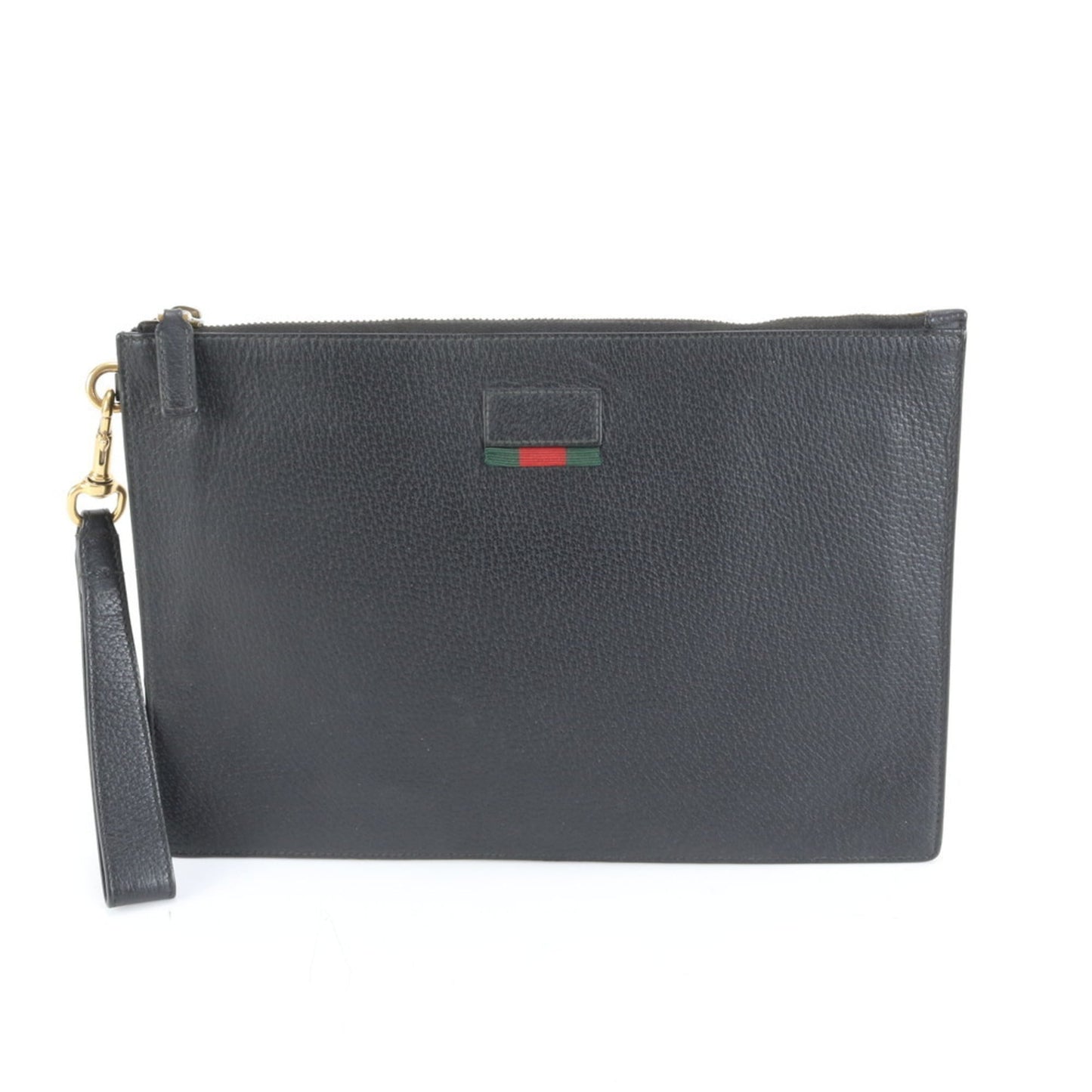 Gucci Black Leather Pouch