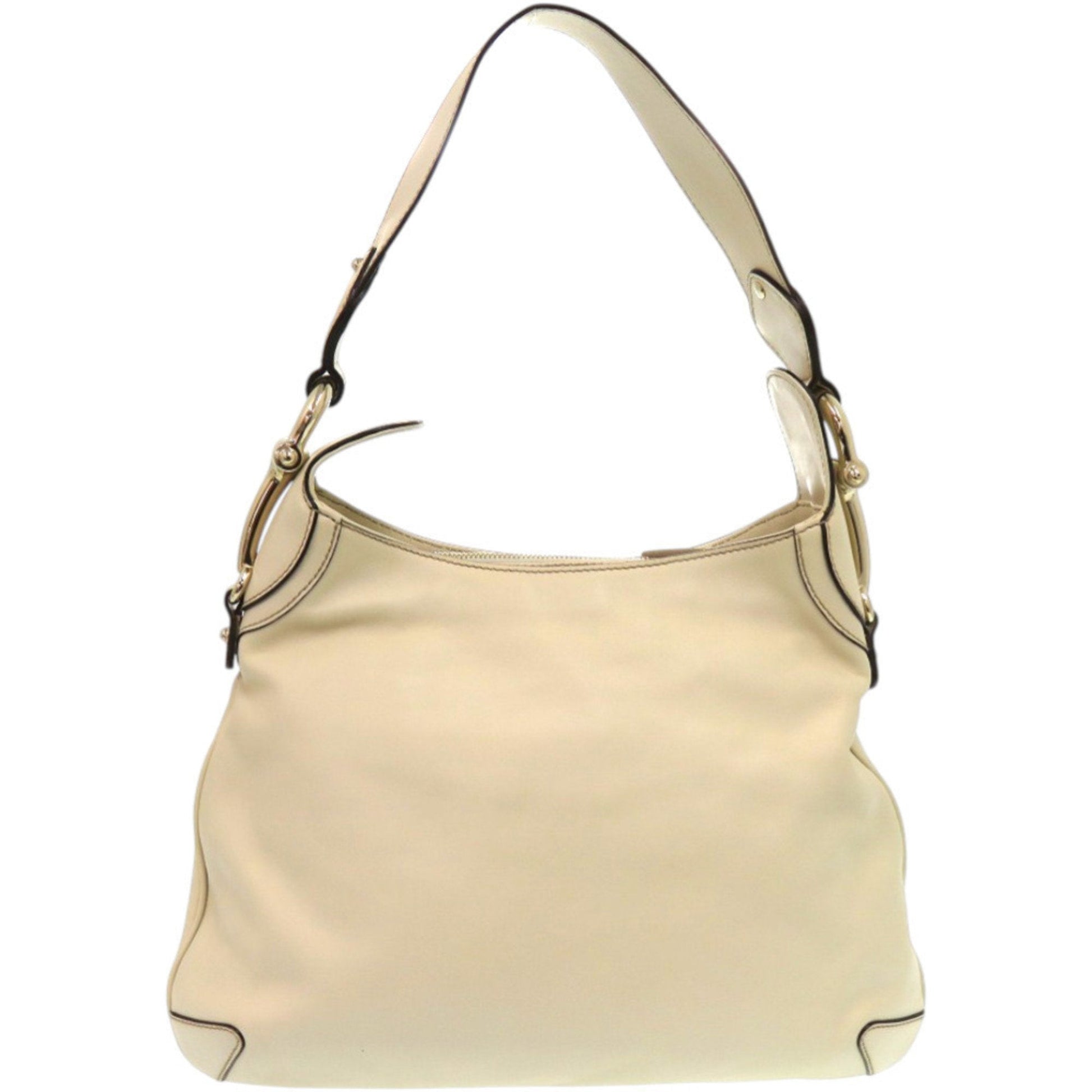 Gucci Ivory Leather Shoulder Bag