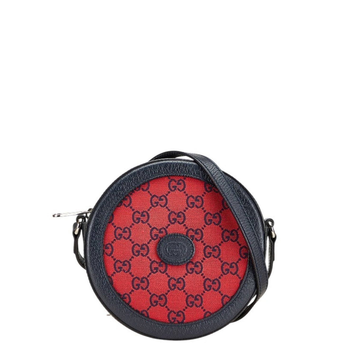 Gucci Gg Canvas Black Red Color Gg Canvas Shoulder Bag
