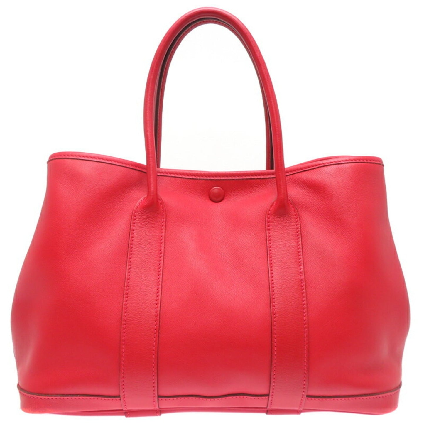Hermes Color Swift Tote Bag Leather Red