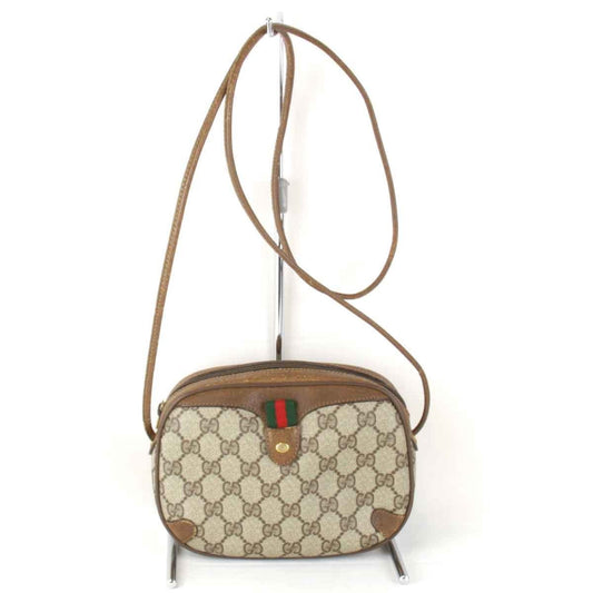 Gucci Brown Gg Supreme Shoulder Bag