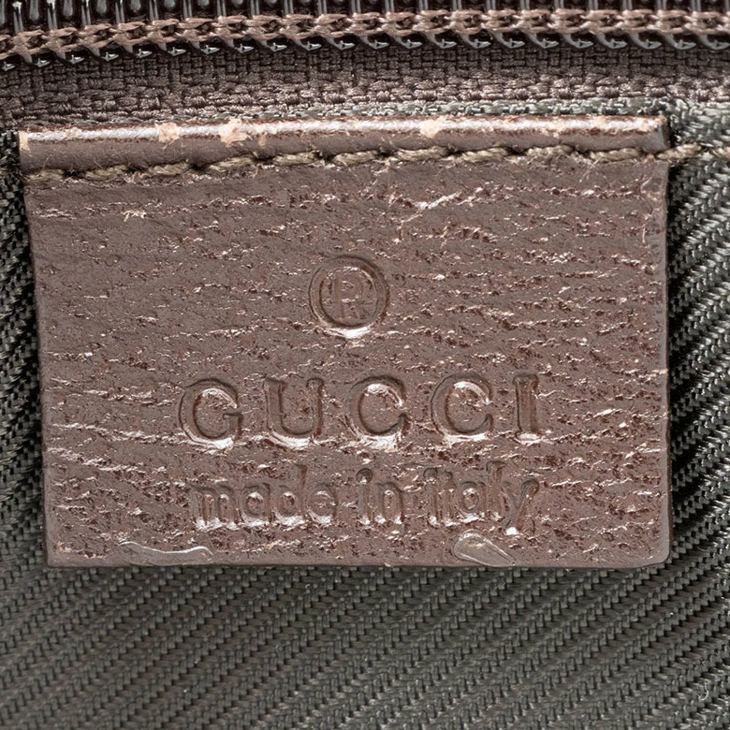 Gucci Gg Canvas Beige Brown Gg Canvas Leather Shoulder Bag