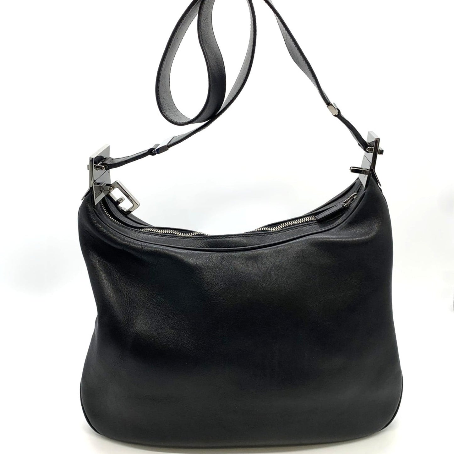Gucci Black Leather Shoulder Bag