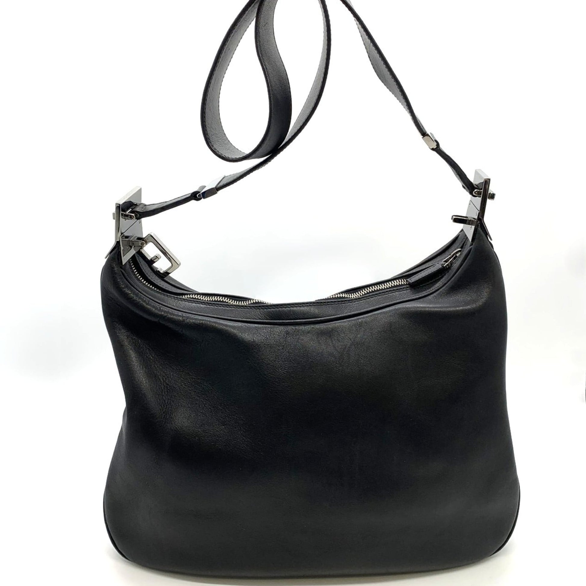 Gucci Black Leather Shoulder Bag
