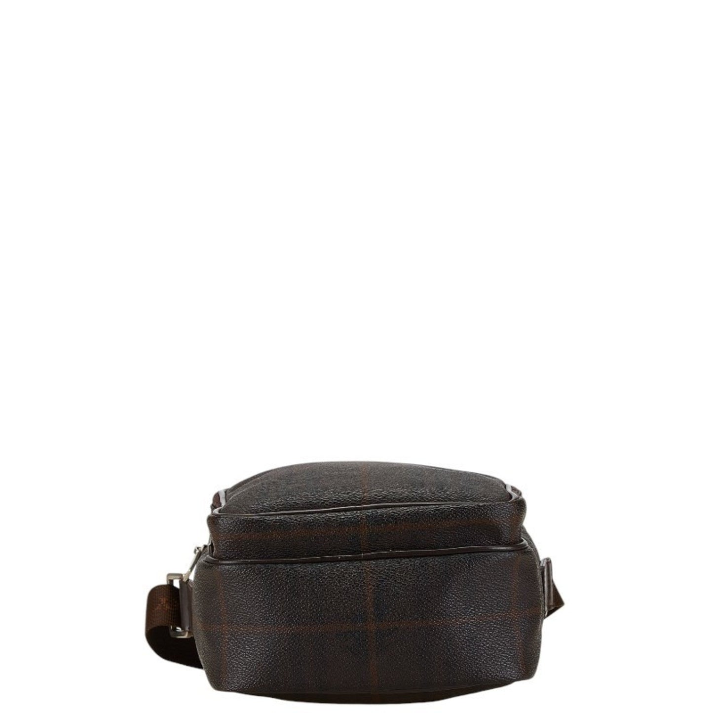 Burberry Pvc Shoulder Bag Leather Brown