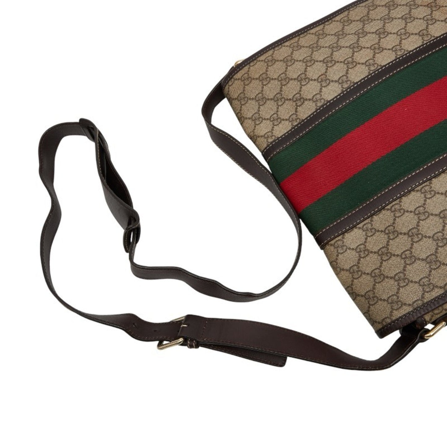 Gucci Beige Multi-Color Pvc Leather Shoulder Bag