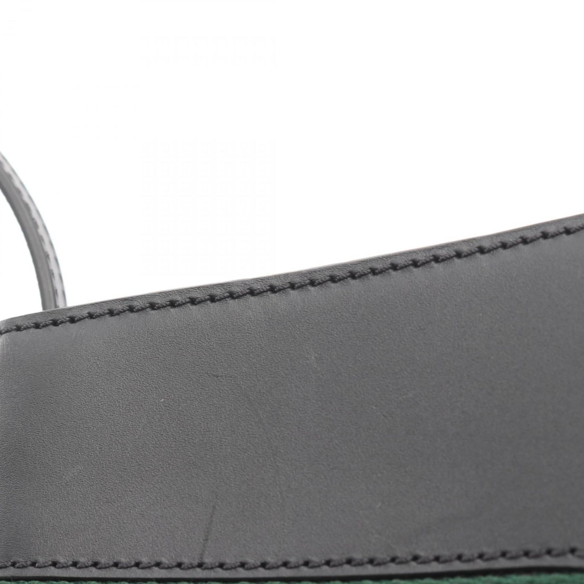 Gucci Black Multi-Color Leather Handbag