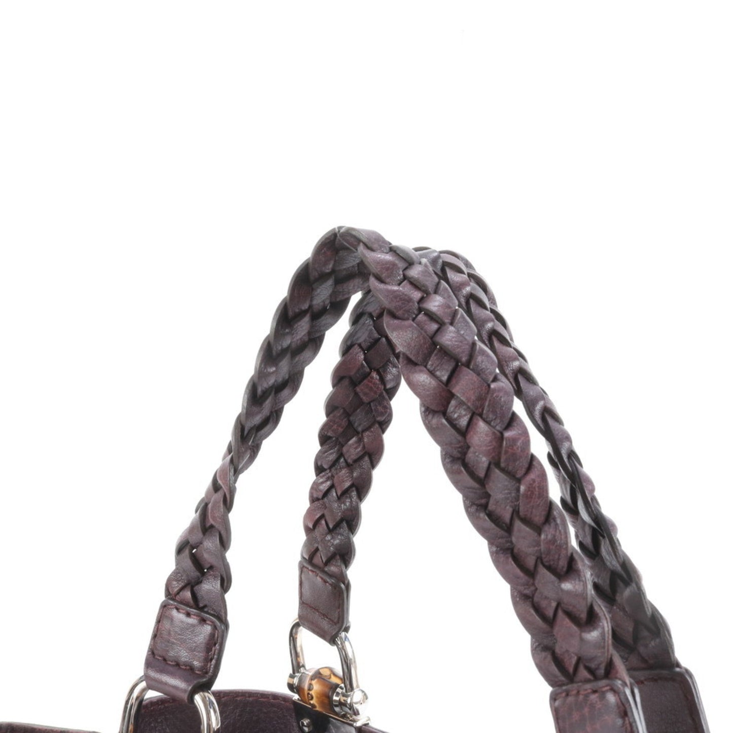 Gucci Purple Leather Tote Bag