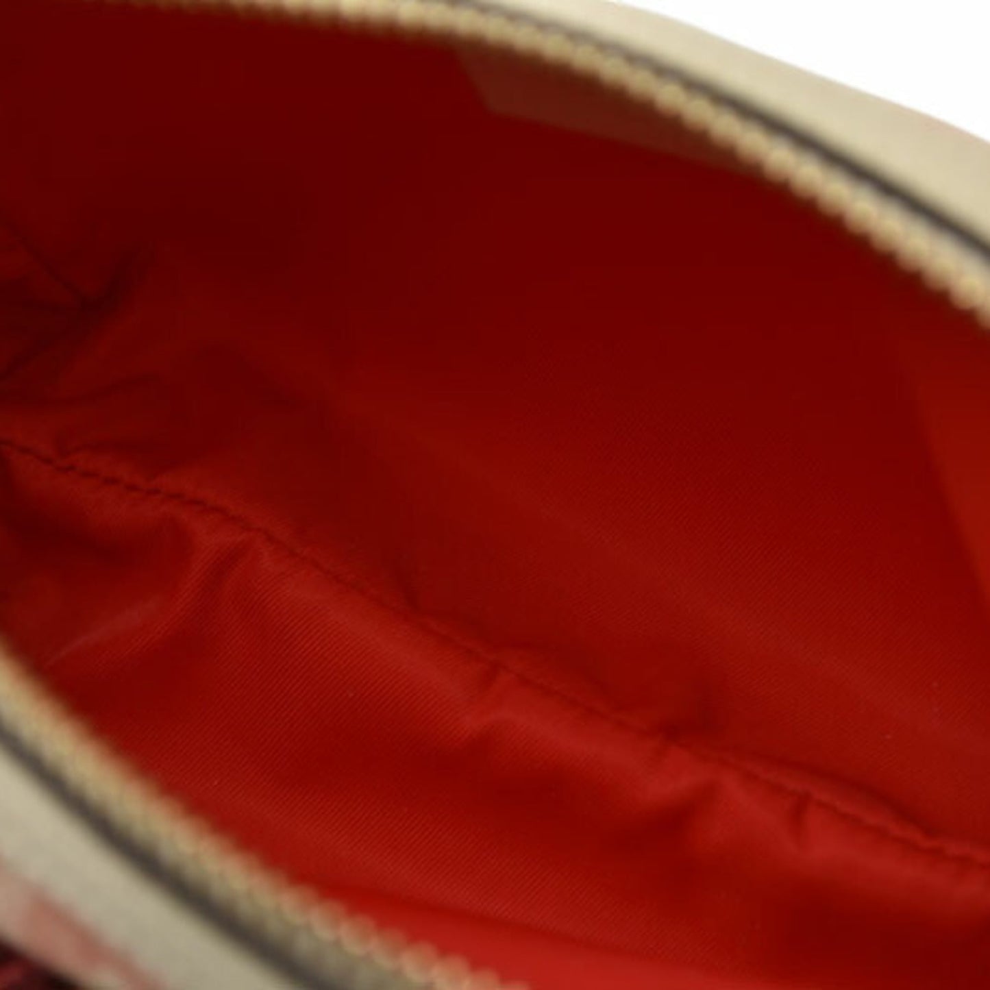 Gucci Pink White Canvas Pouch