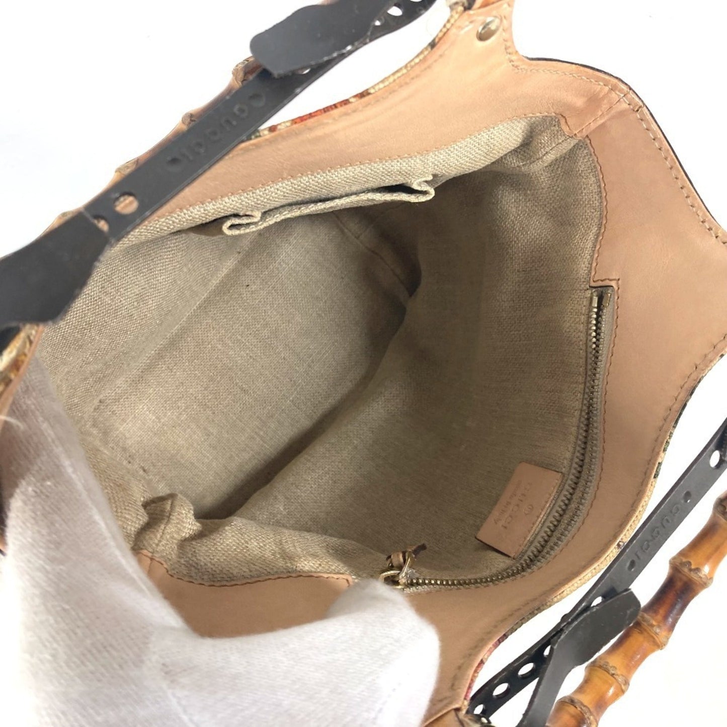 Gucci Multi-Color Canvas Handbag Tote Bag