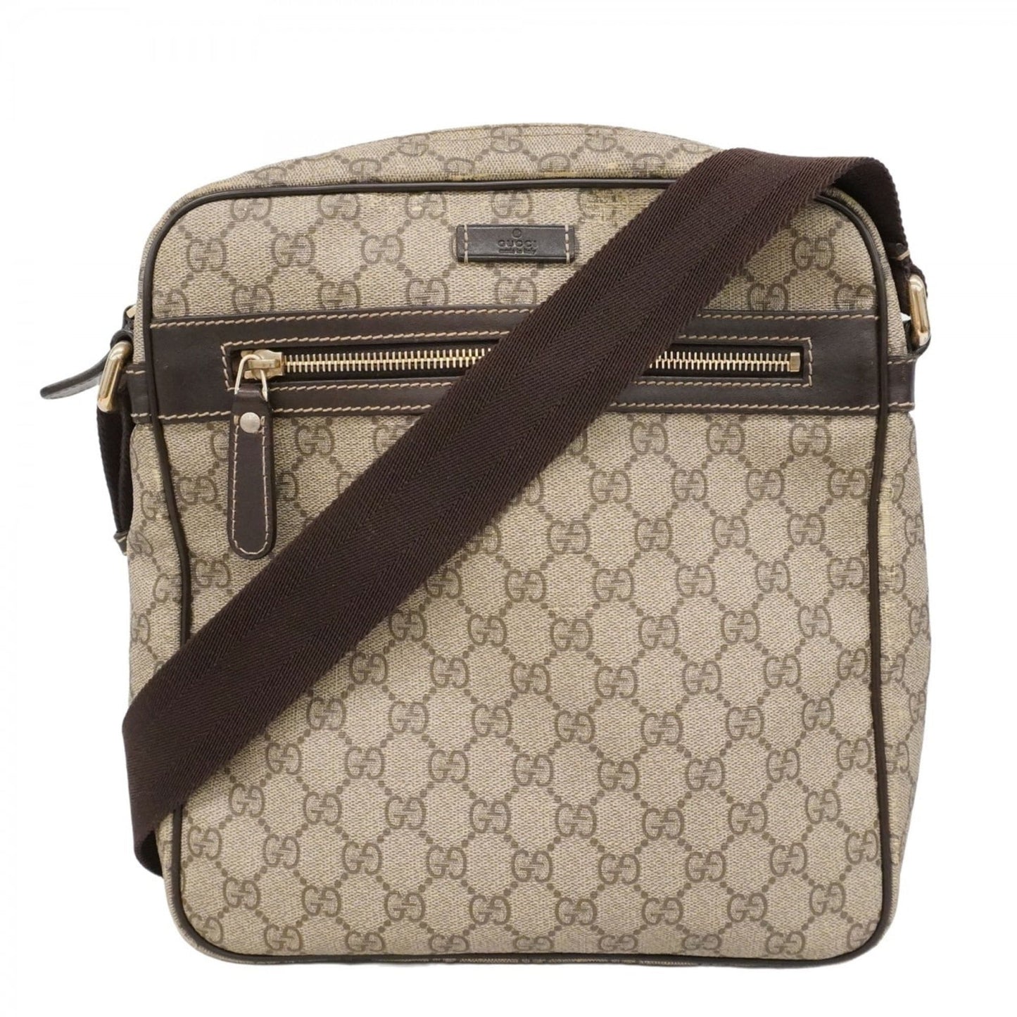 Gucci Brown Pvc Shoulder Bag