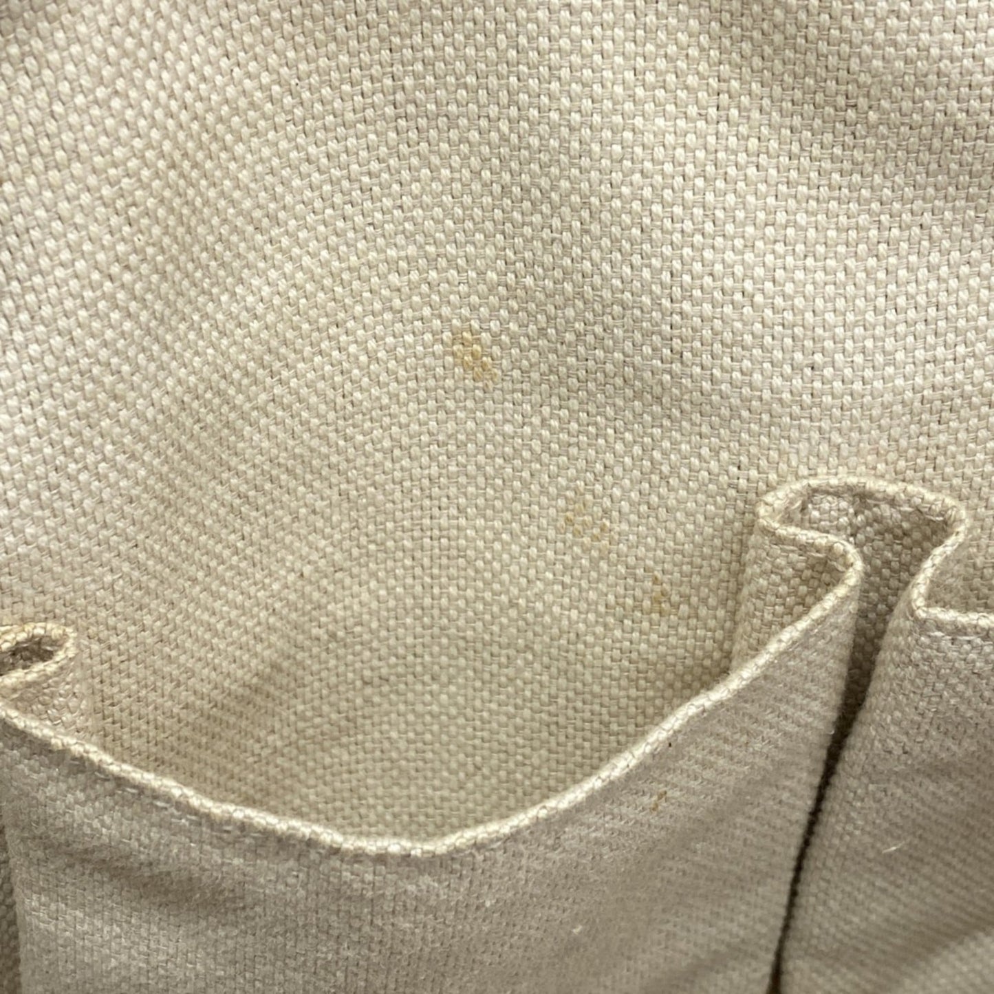 Gucci Beige Red Color Canvas Tote Bag