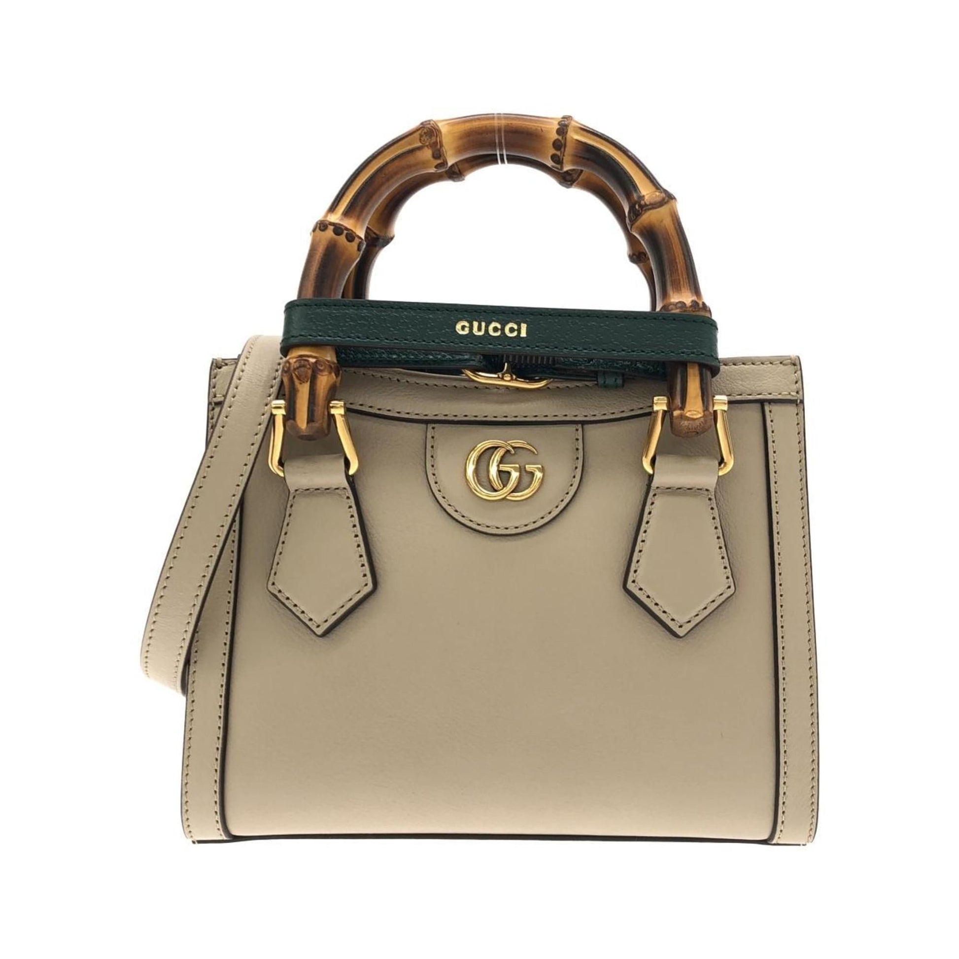 Gucci Beige Leather Handbag