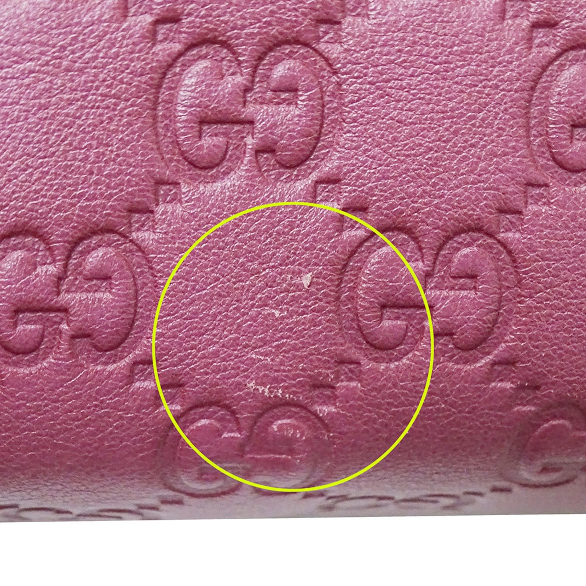 Gucci Purple Leather Tote Bag
