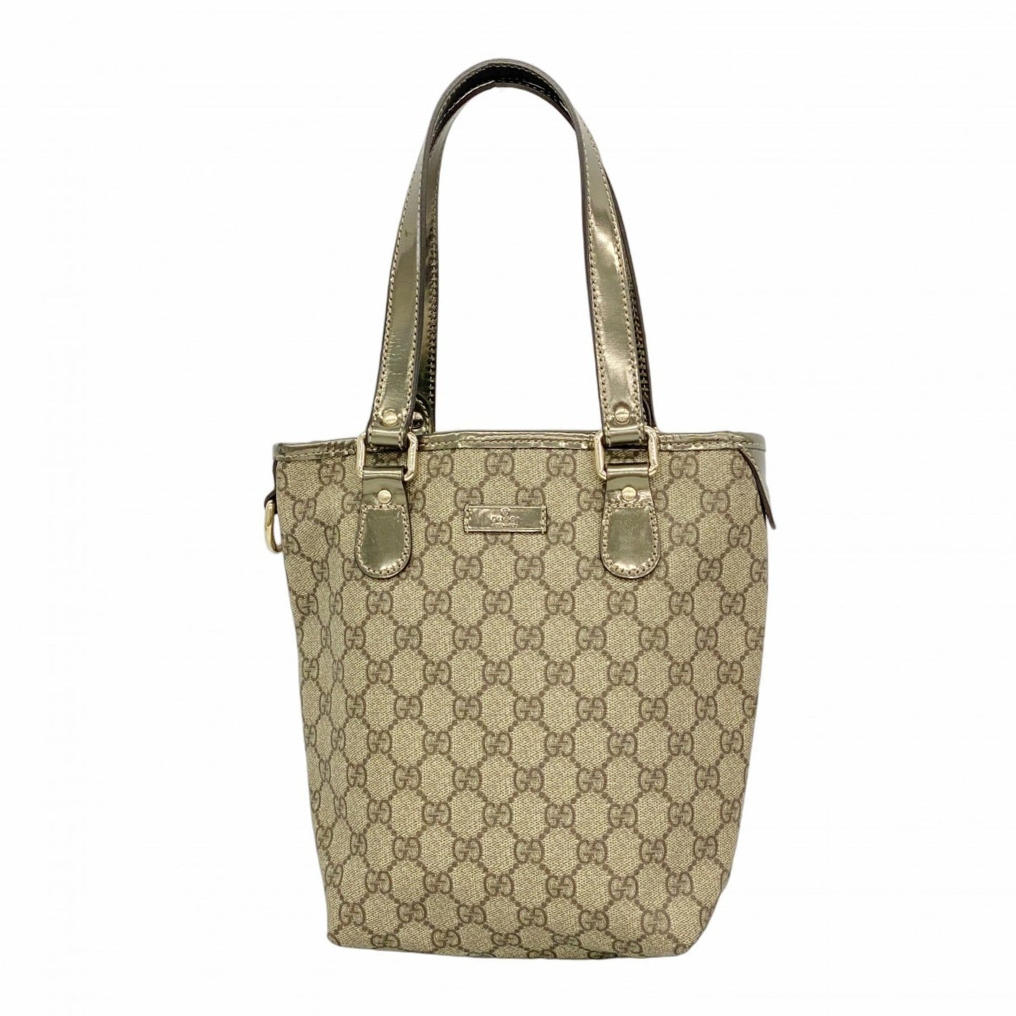 Gucci Beige Pvc Tote Bag